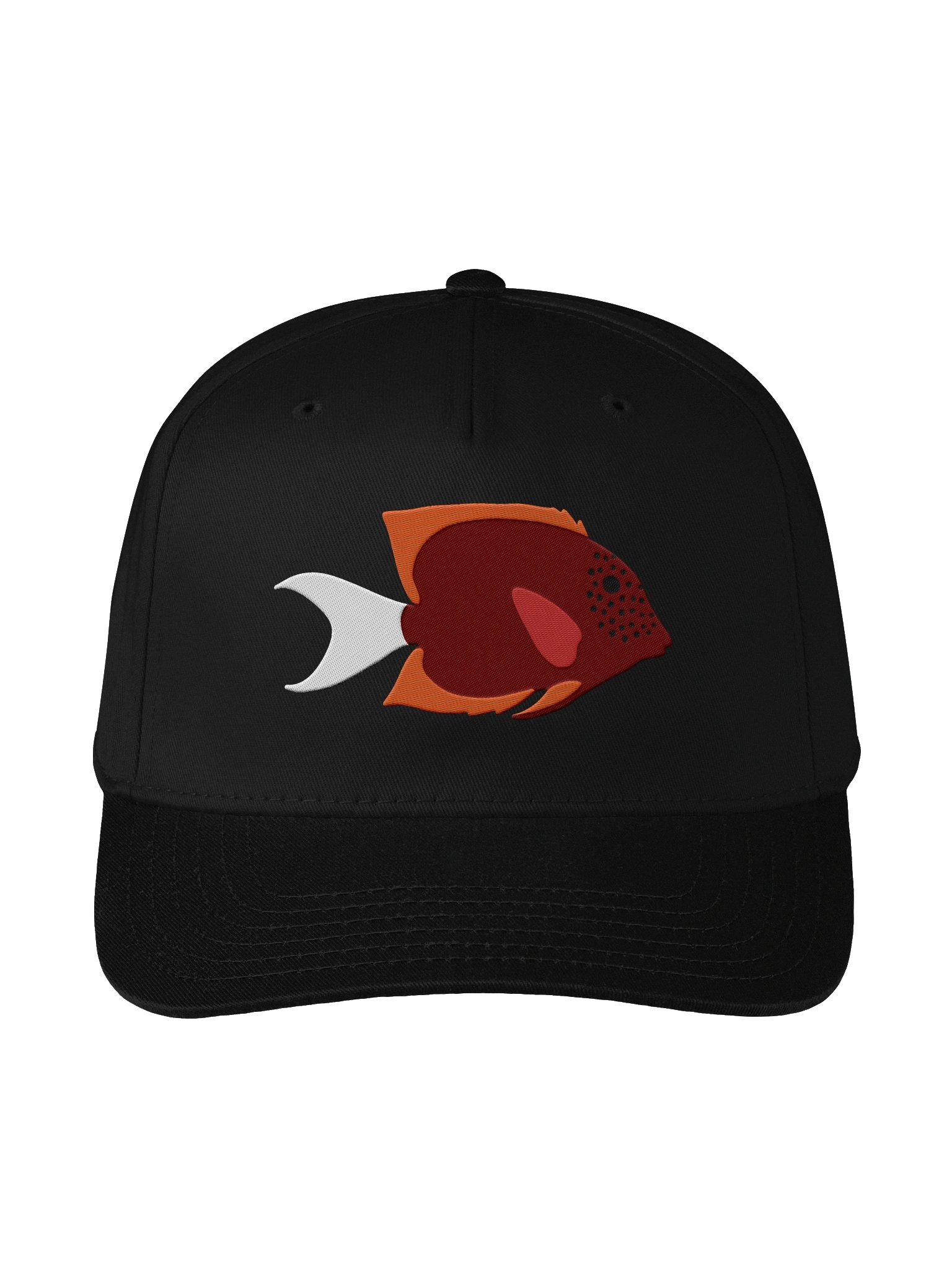 Tomini Tang Embroidered Mid-Profile Baseball Cap | Saltwater Reef Aquarium Fish Hat product image (1)