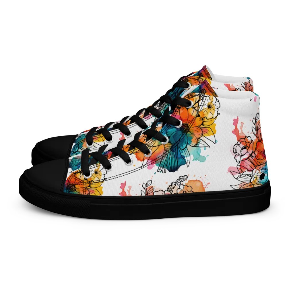 Ink Splash Bouquet High Tops product image (5)