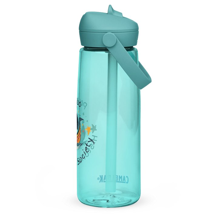 Viking ship Flip Straw Water Bottle product image (2)