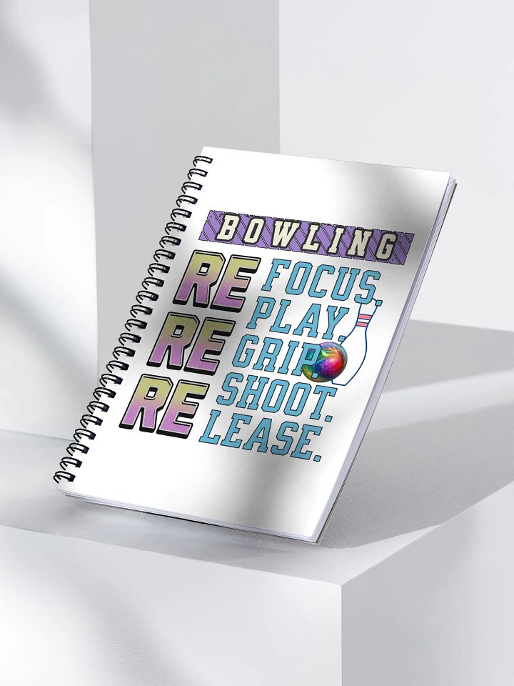 Reuse Bowling Fun Spiral Notebook product image (2)