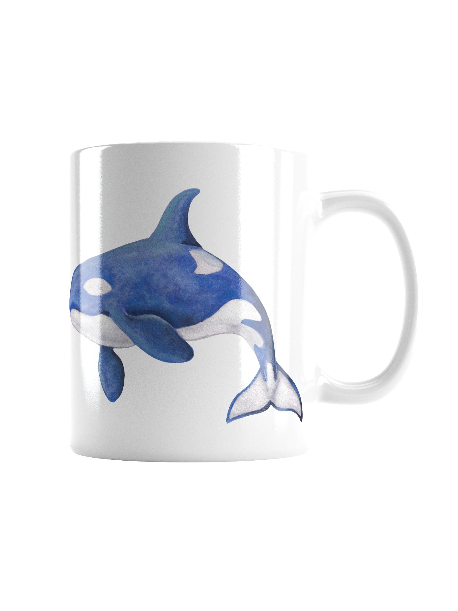 Watercolor Orca - Blue product image (3)