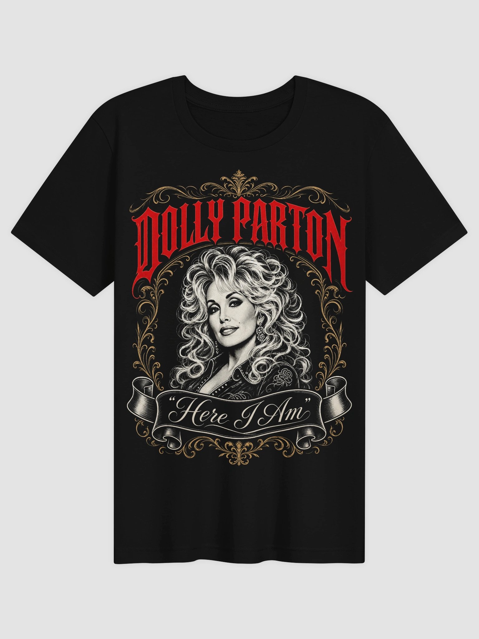 Dolly Parton Portrait Music Legend Vintage Dollywood T-Shirt product image (10)
