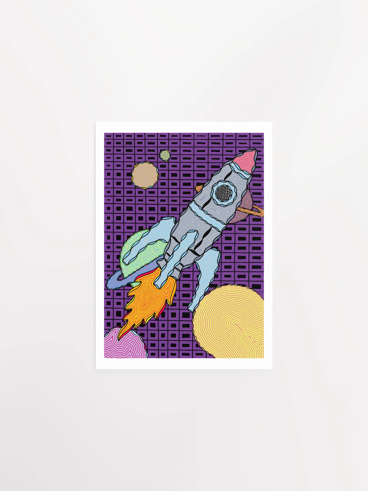 Enhanced Matte Paper Poster (Space v1) product image (1)