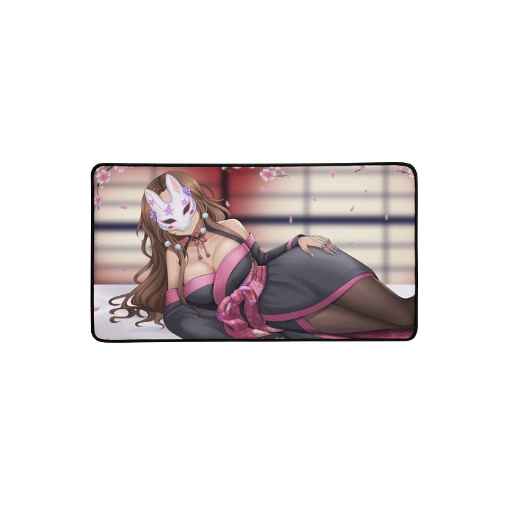 Kimono Sakura-themed Desk Mat product image (2)