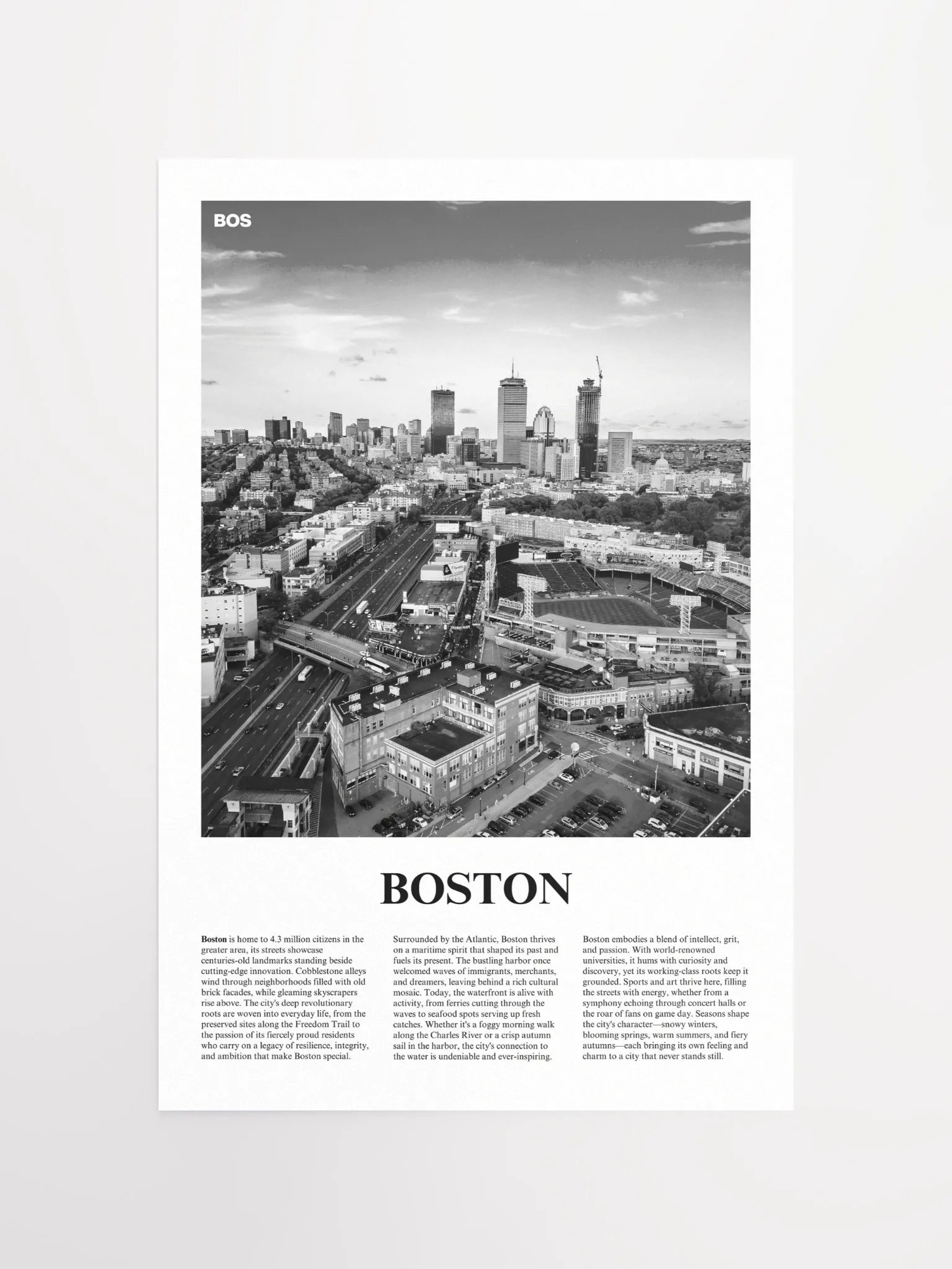 Boston 02 Newspaper Poster product image (9)