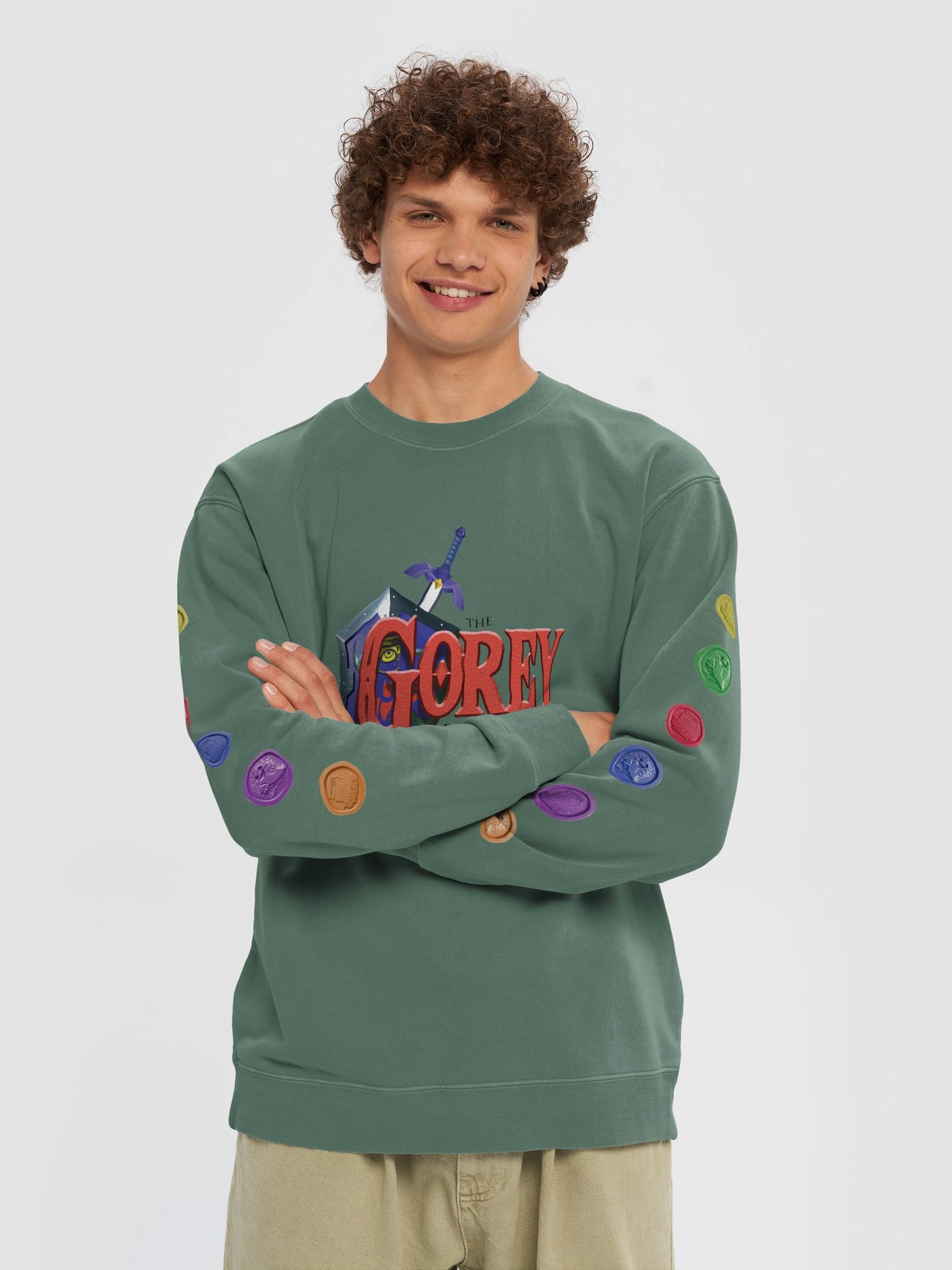 Hero of Time - Independent Trading Co. Unisex Midweight Pigment Dyed Sweatshirt product image (7)