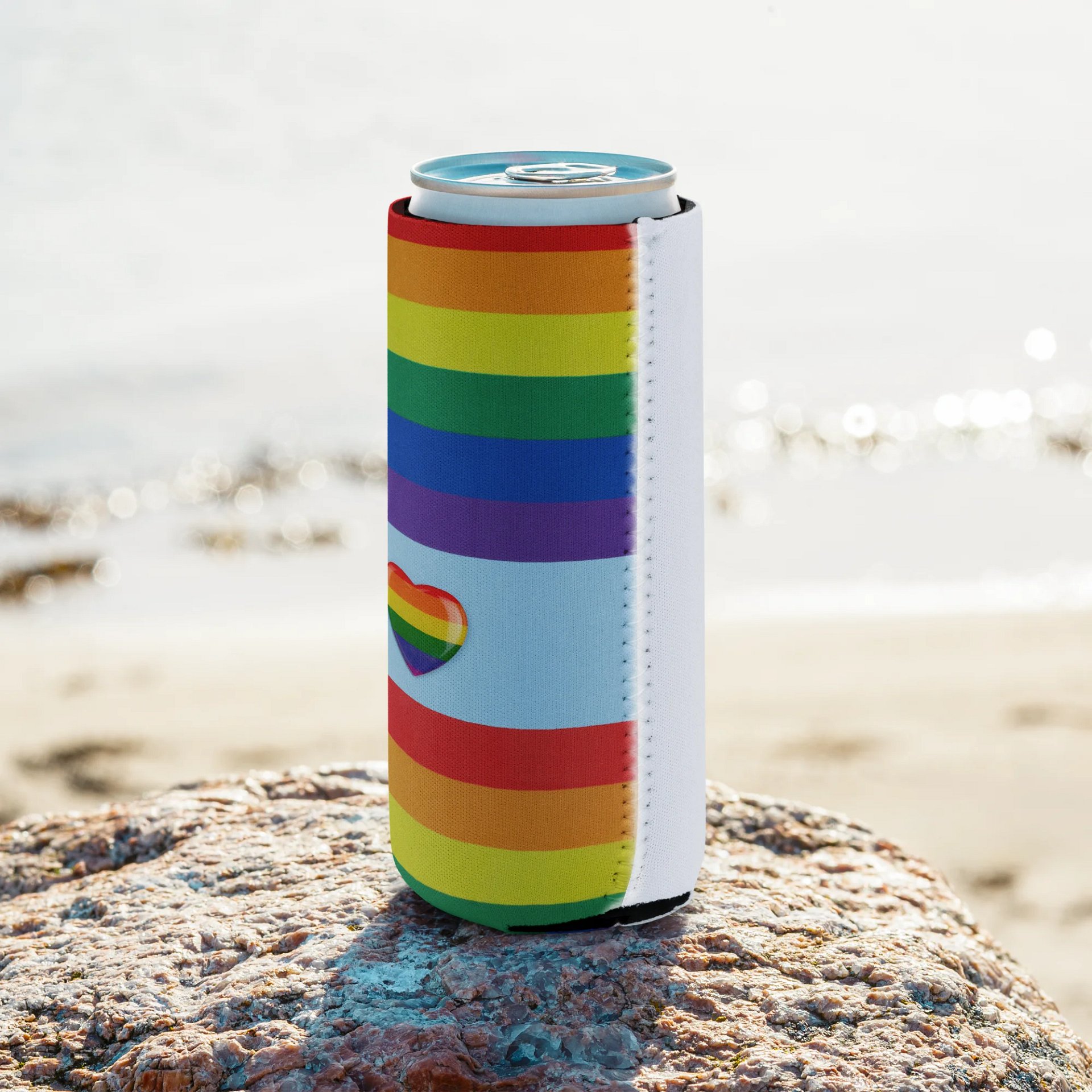 Pride Heart Can Cooler product image (8)