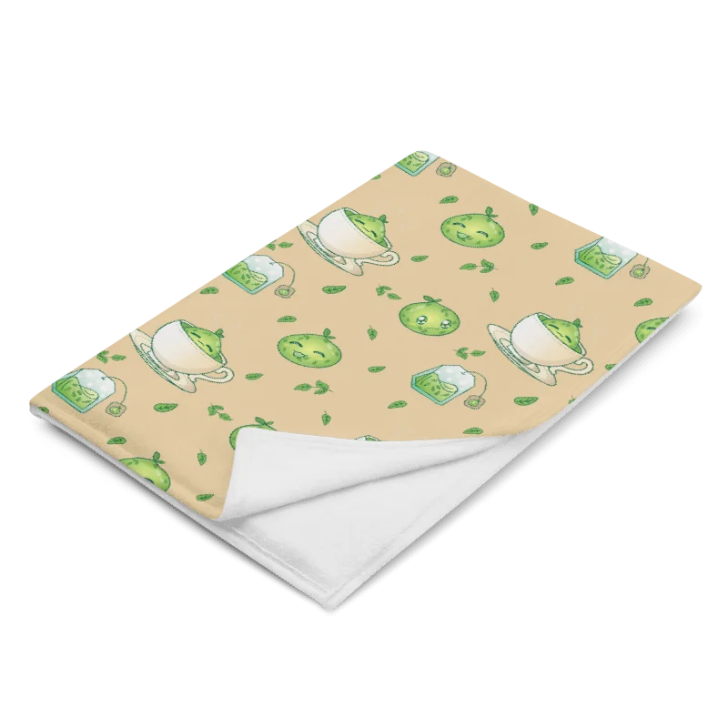 Green Tea Slime Throw Blanket Gold product image (4)
