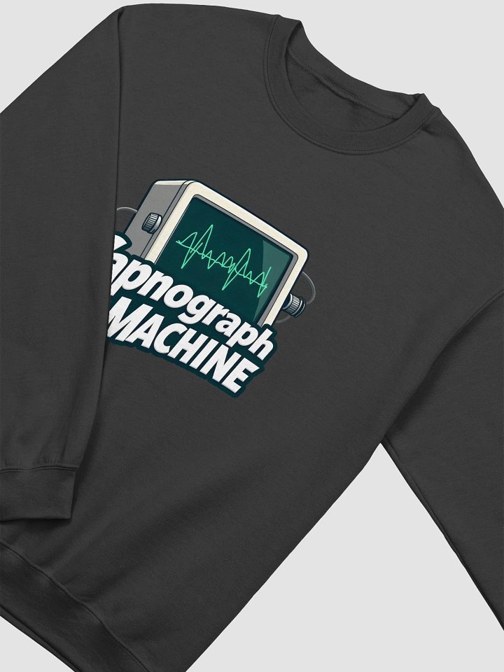 Vintage Capnograph Waveform Crewneck product image (18)