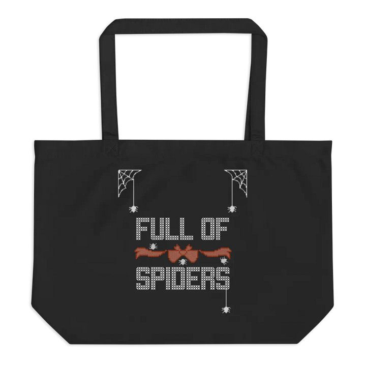 Full of Spiders eco tote product image (2)