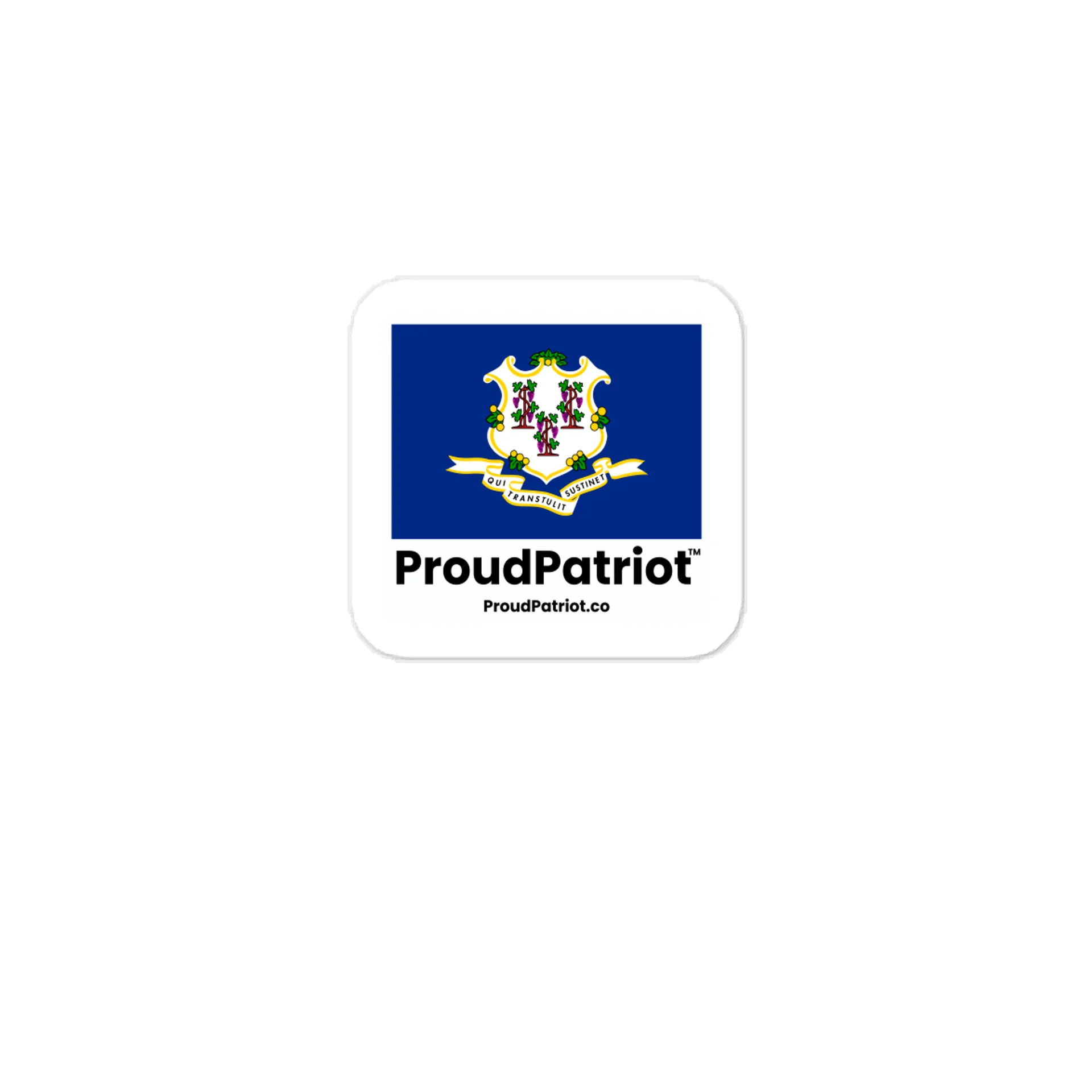 Connecticut State Flag Vinyl Sticker product image (1)