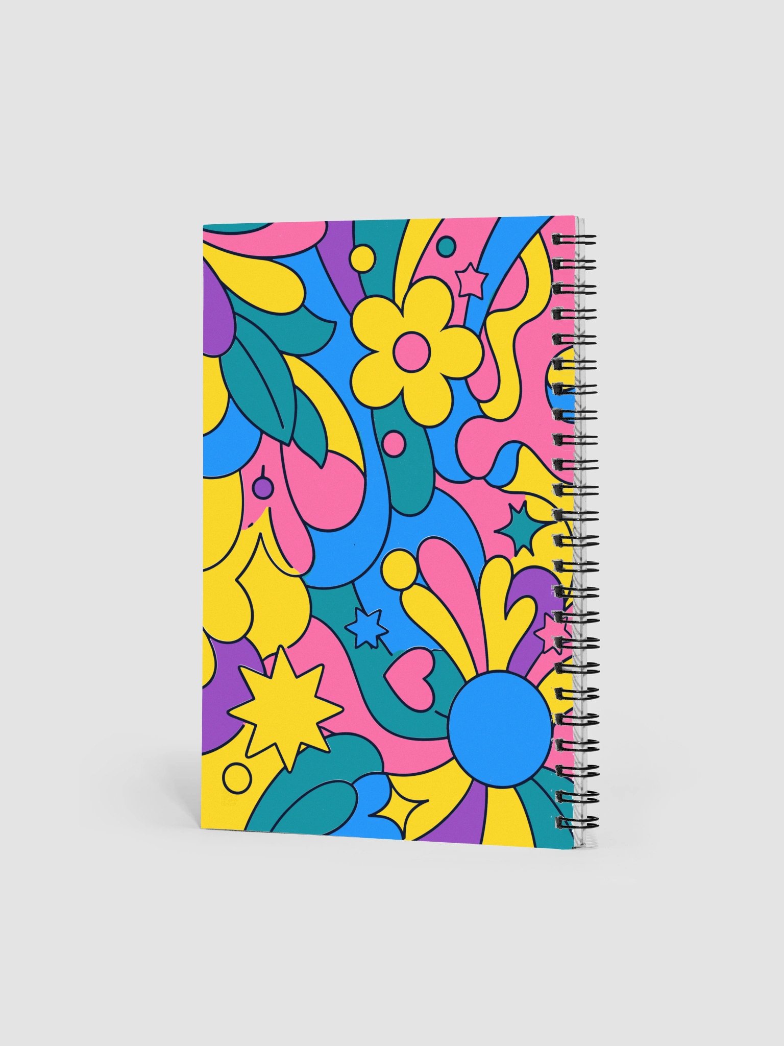 Happy Bloom Spiral Notebook product image (2)