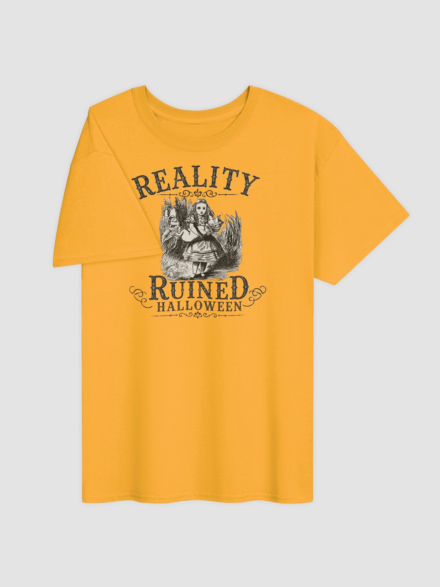 REALITY RUINED HALLOWEEN, Alice, Cotton Unisex Heavyweight T-Shirt product image (3)