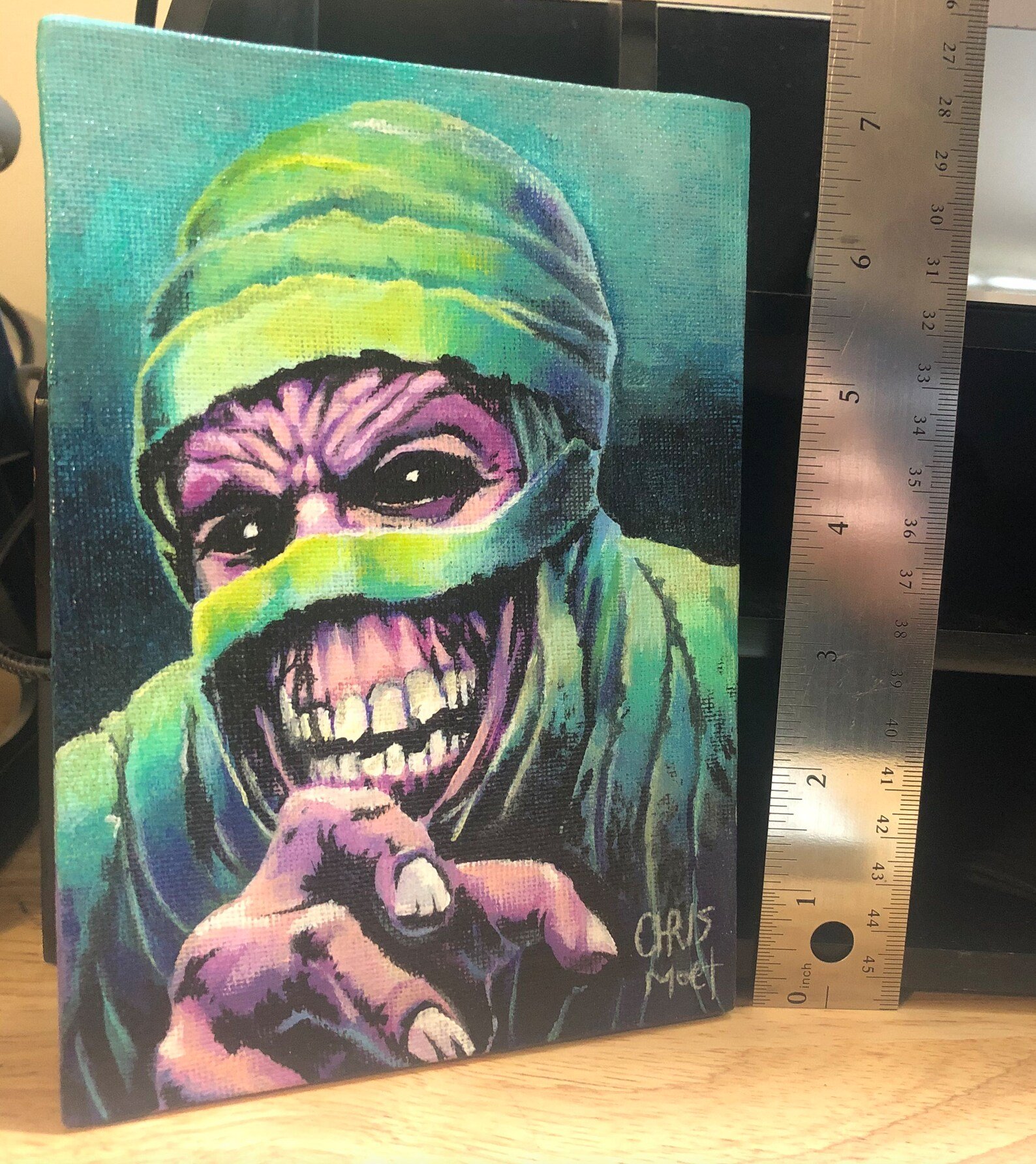 Mummy Acrylic Painting on Canvas Board (Canada Only) product image (2)