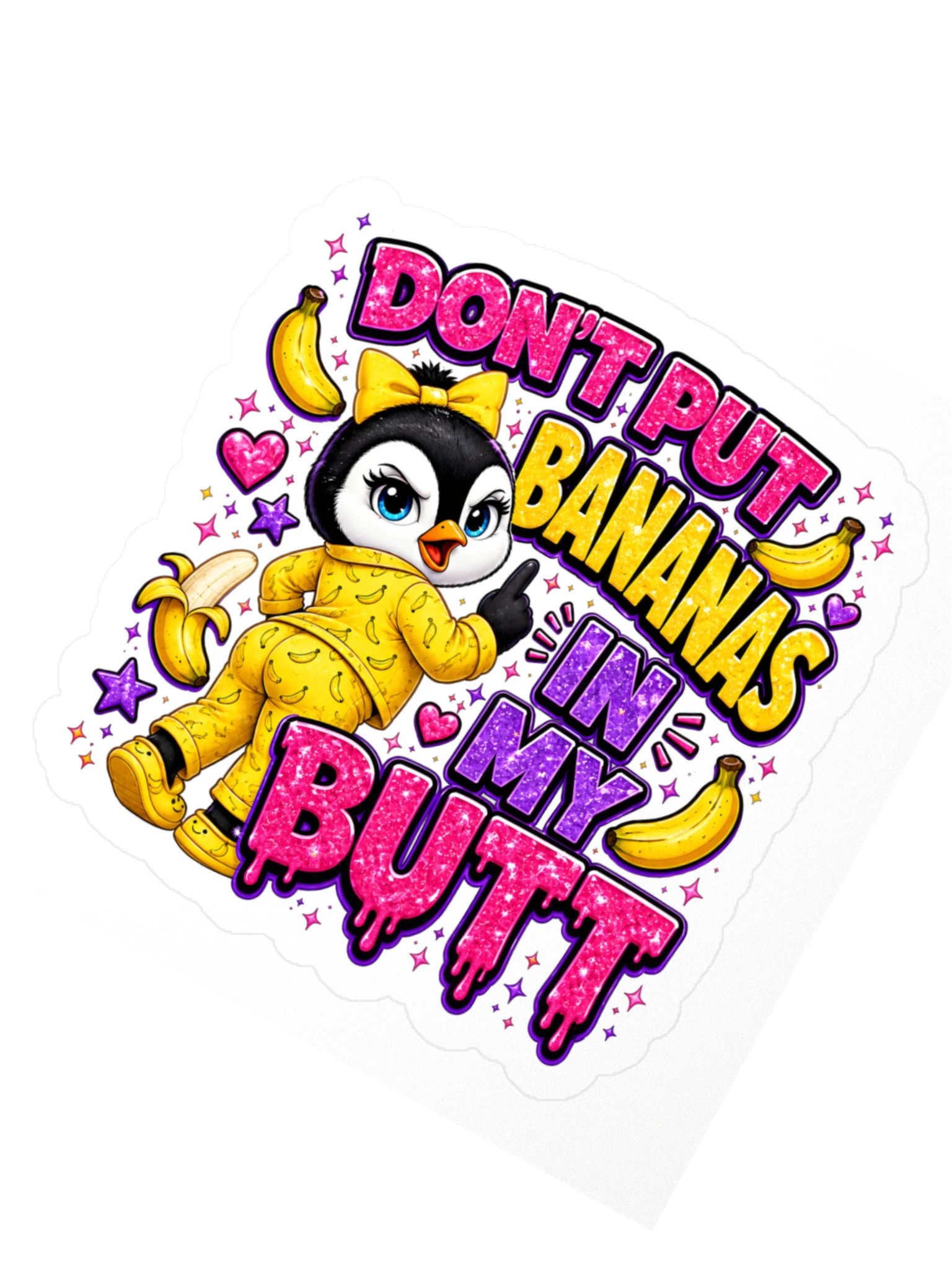 Don't Put Bananas Lulu Sticker product image (2)