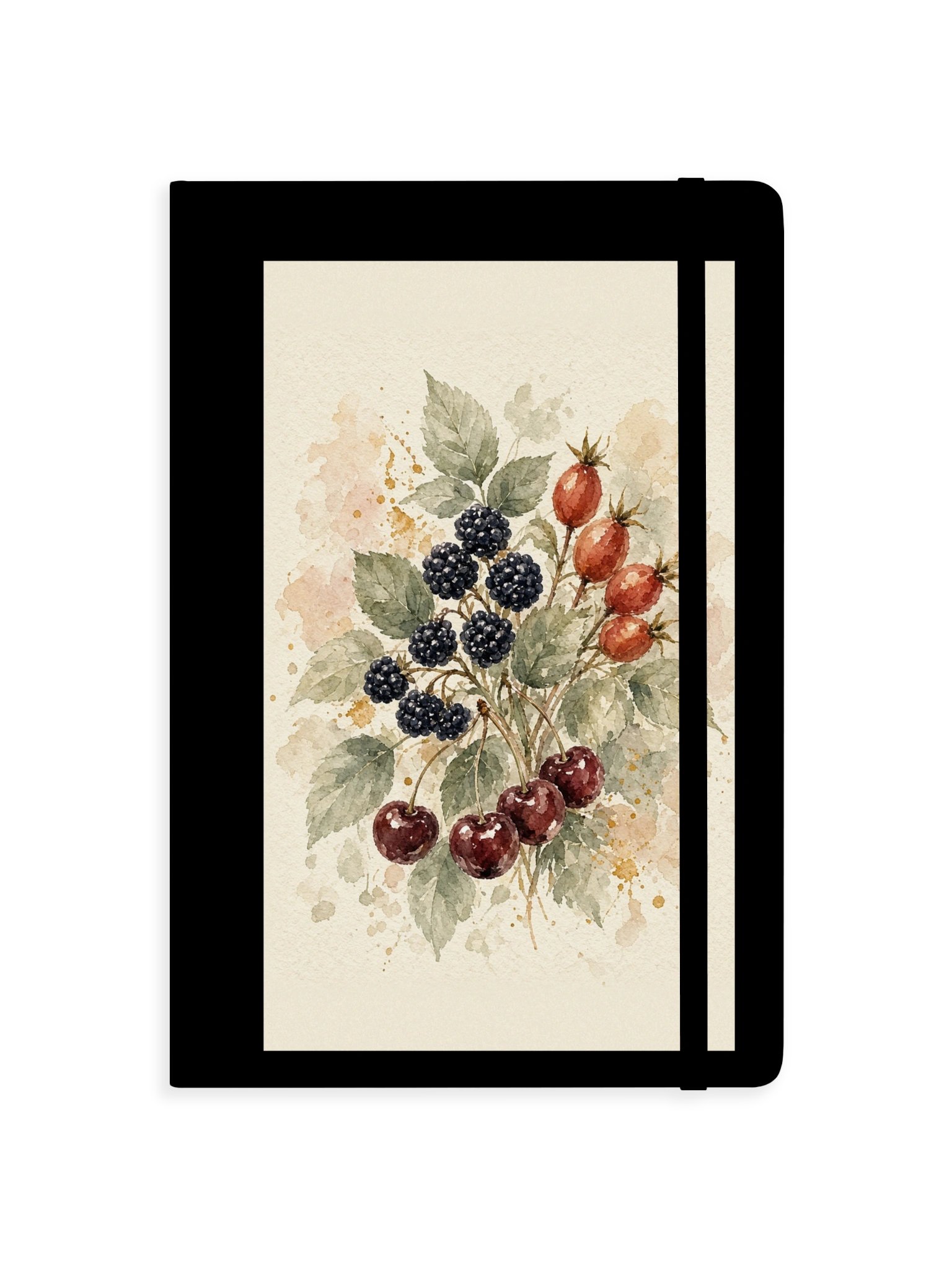 Wild Berry Watercolor Hardcover Notebook product image (1)