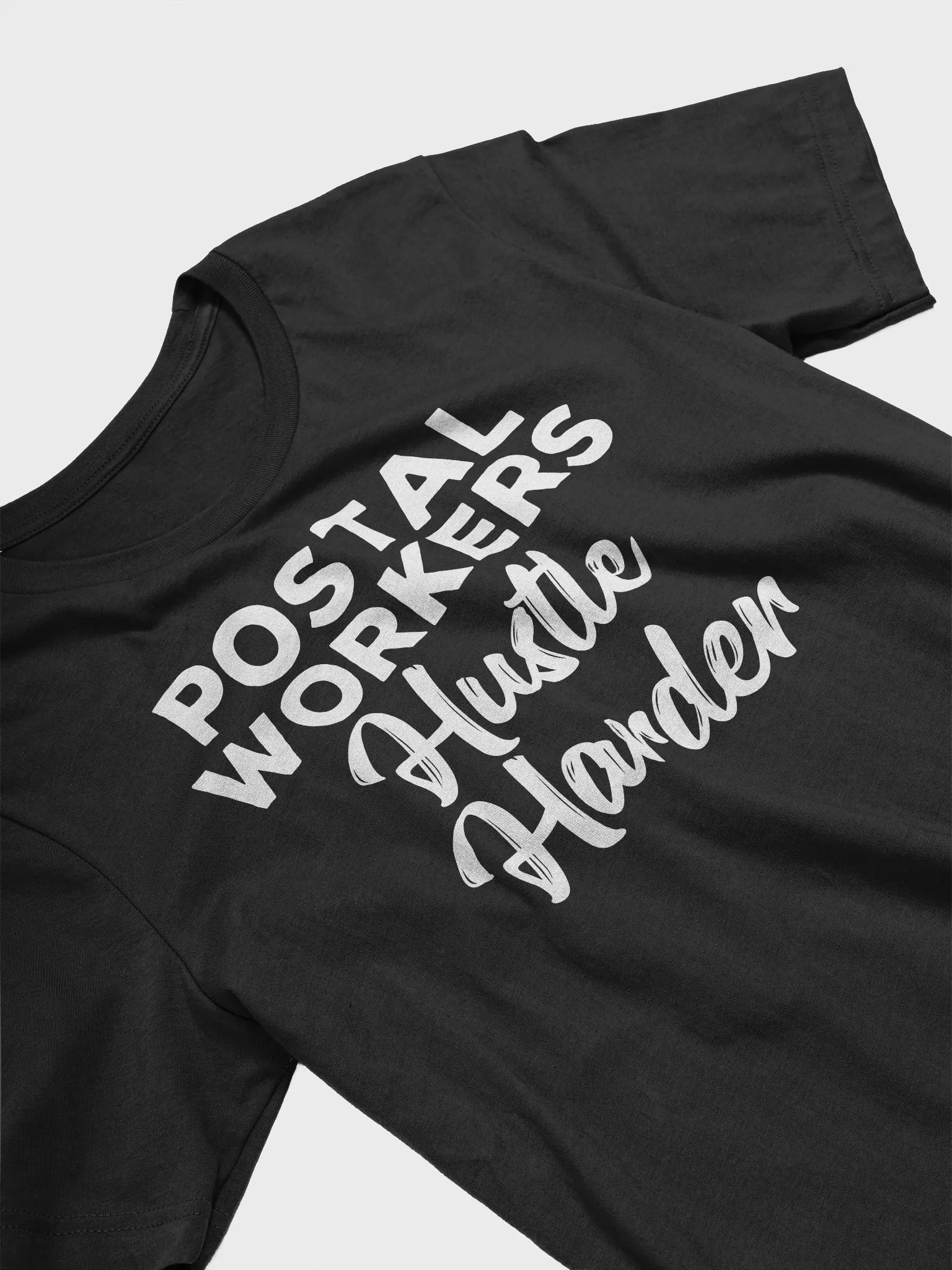 POSTAL WORKERS HUSTLE HARDER UNISEX TEE product image (22)