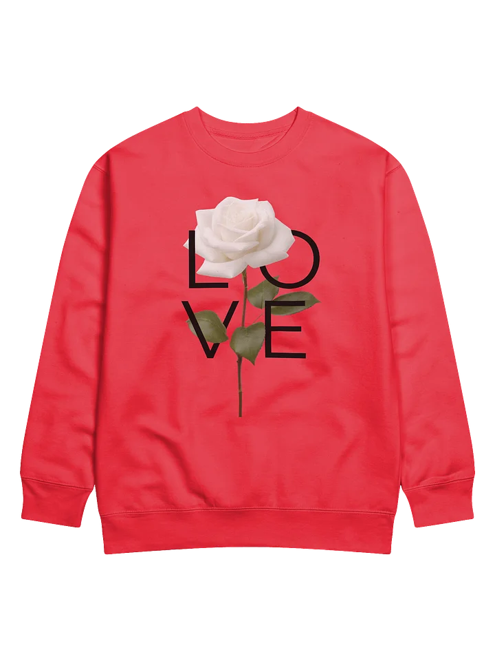 LOVE Rose Sweatshirt – Timeless Comfort Meets Elegant Design product image (1)
