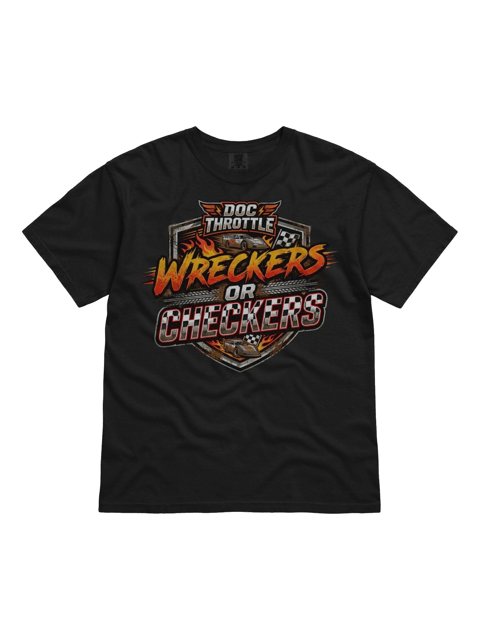 Throttle Wreckers or Checkers Racing Tee product image (4)