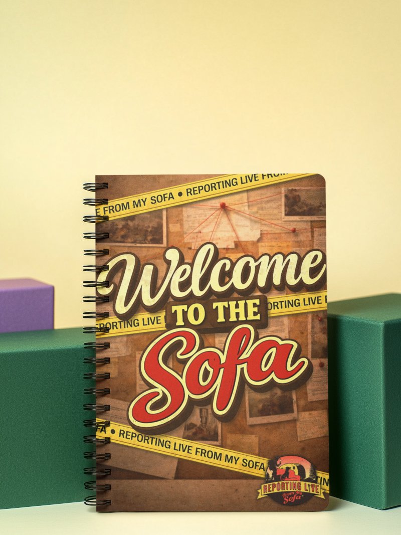 Welcome to the Sofa Crime Board Spiral Notebook product image (7)