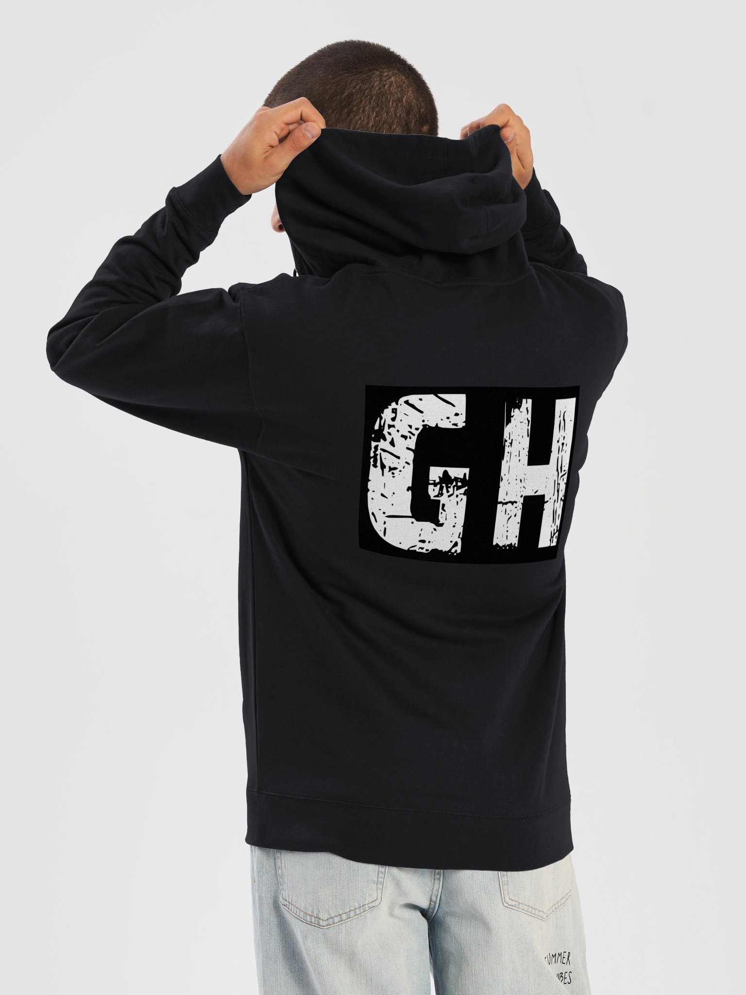 GRANNIES HOUSE PVE - Distressed Logo Zip Hoodie product image (6)