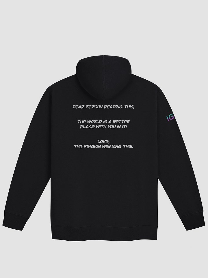 Dear person zip hoodie product image (2)