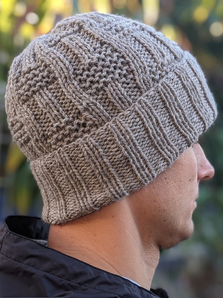 Broadway Chunky Hat Knitting Pattern for Men product image (2)