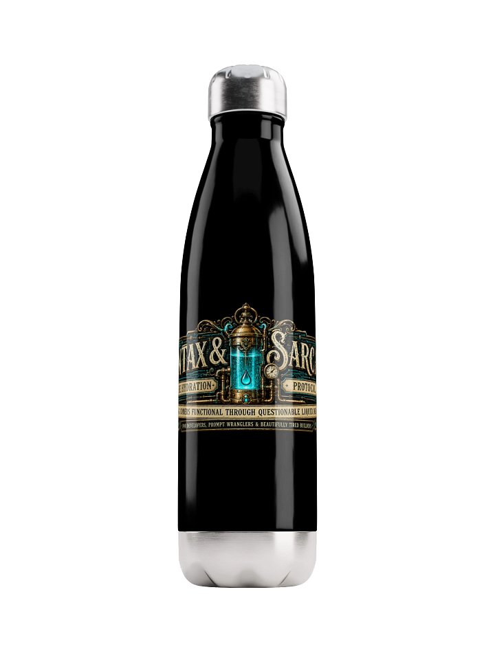 Syntax & Sarcasm Hydration Protocol Stainless Steel Water Bottle product image (2)