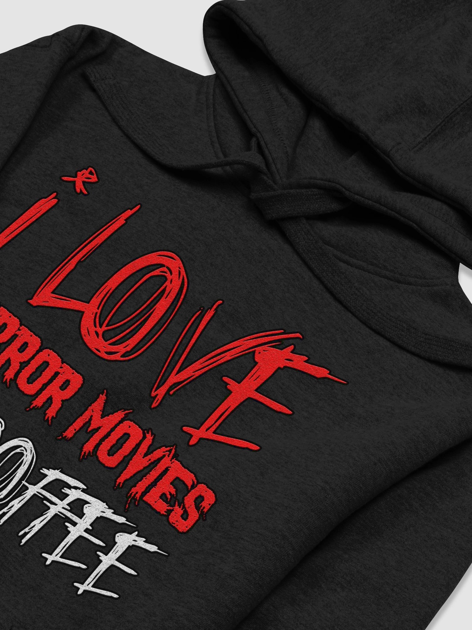 I Love Horror Movies And Coffee Hoodie product image (3)