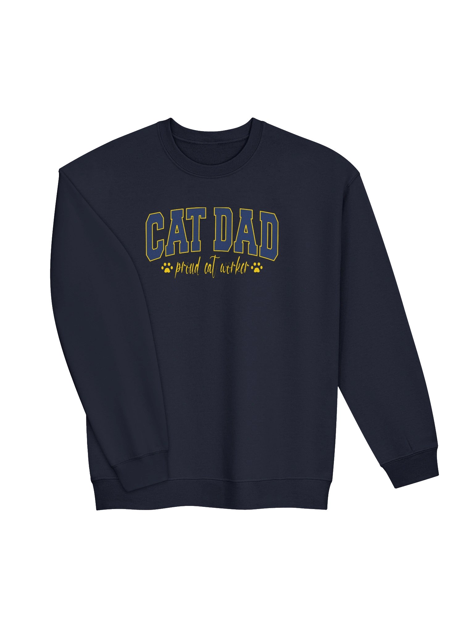 Cat Dad 1 (Proud Cat Worker) - Unisex Adult Sweatshirt product image (2)