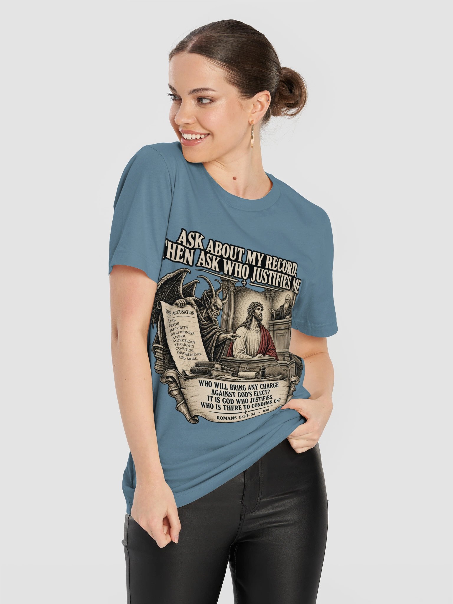 Who Justifies Me? T-shirt product image (111)