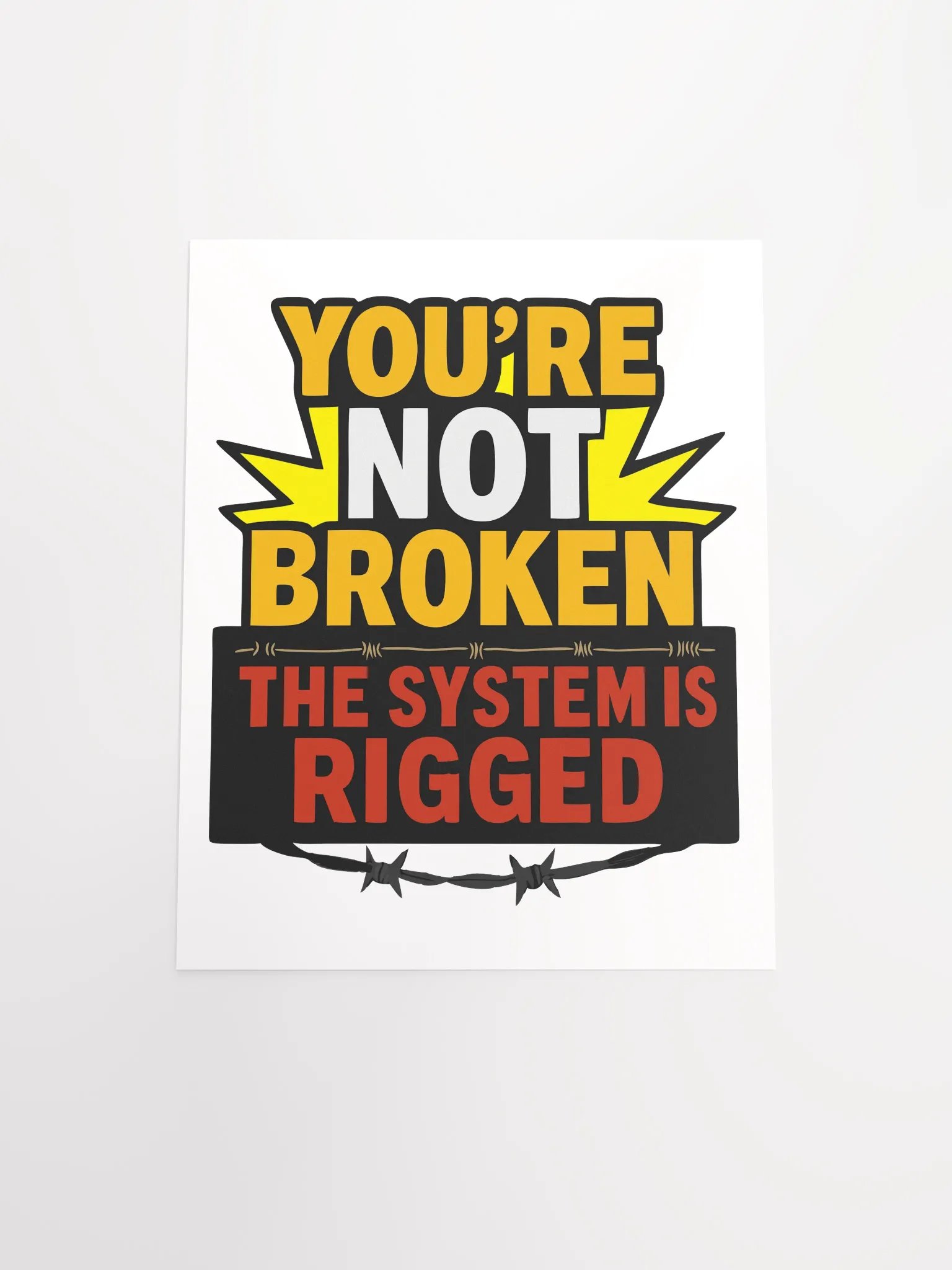 You're NOT Broken Resistance Poster product image (4)