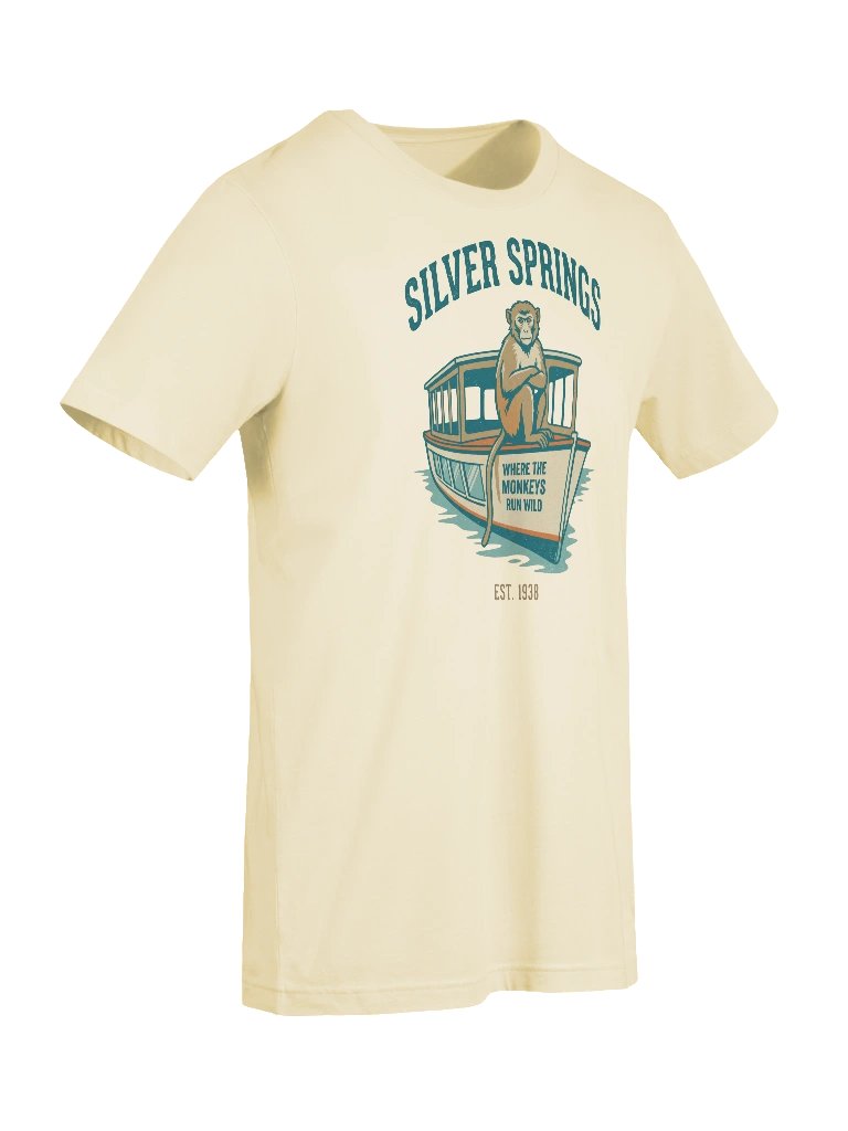Silver Springs Where The Monkeys Run Wild Tee product image (7)