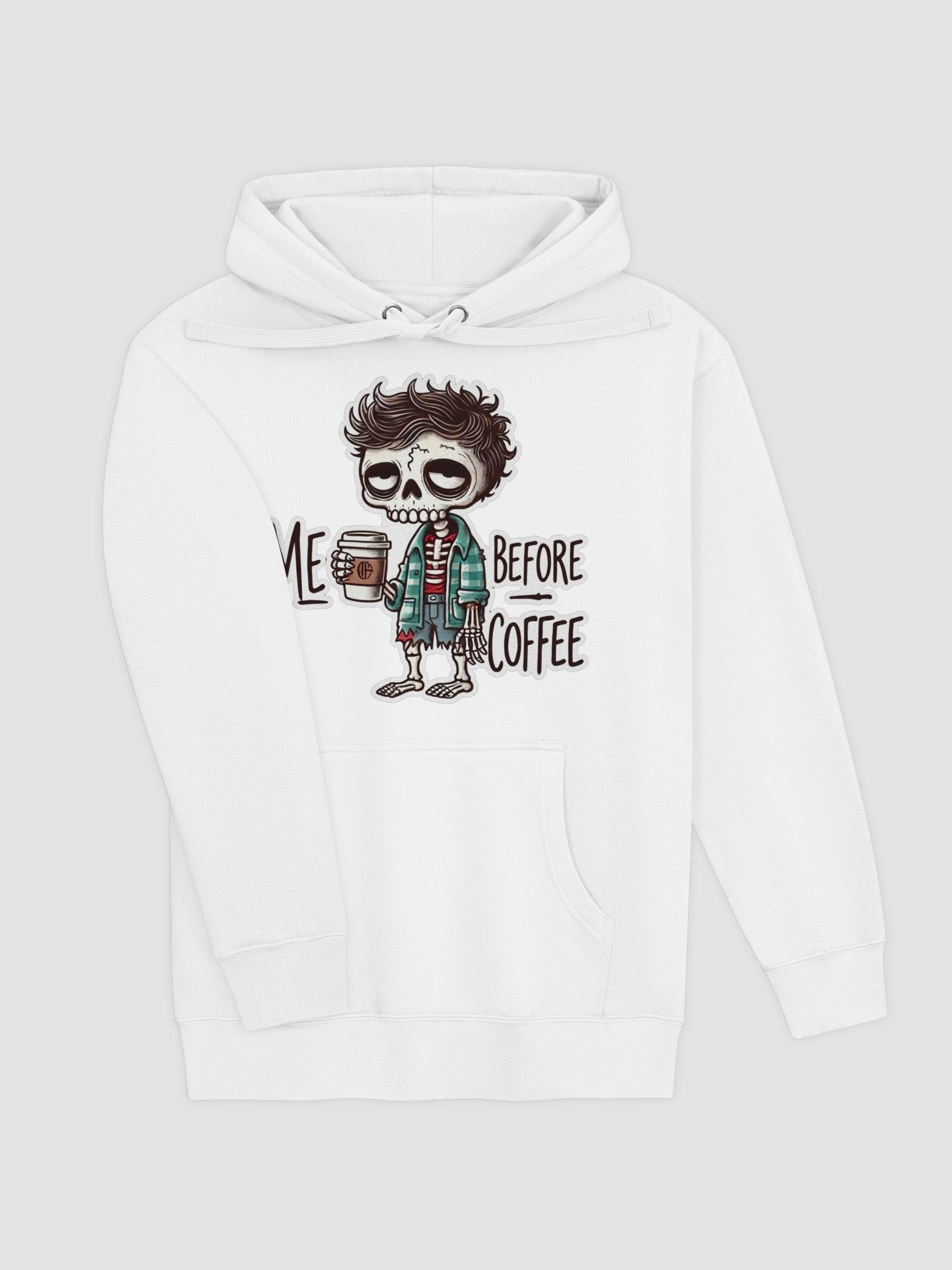 "Me Before Coffee" Zombie Dude Hoodie product image (4)