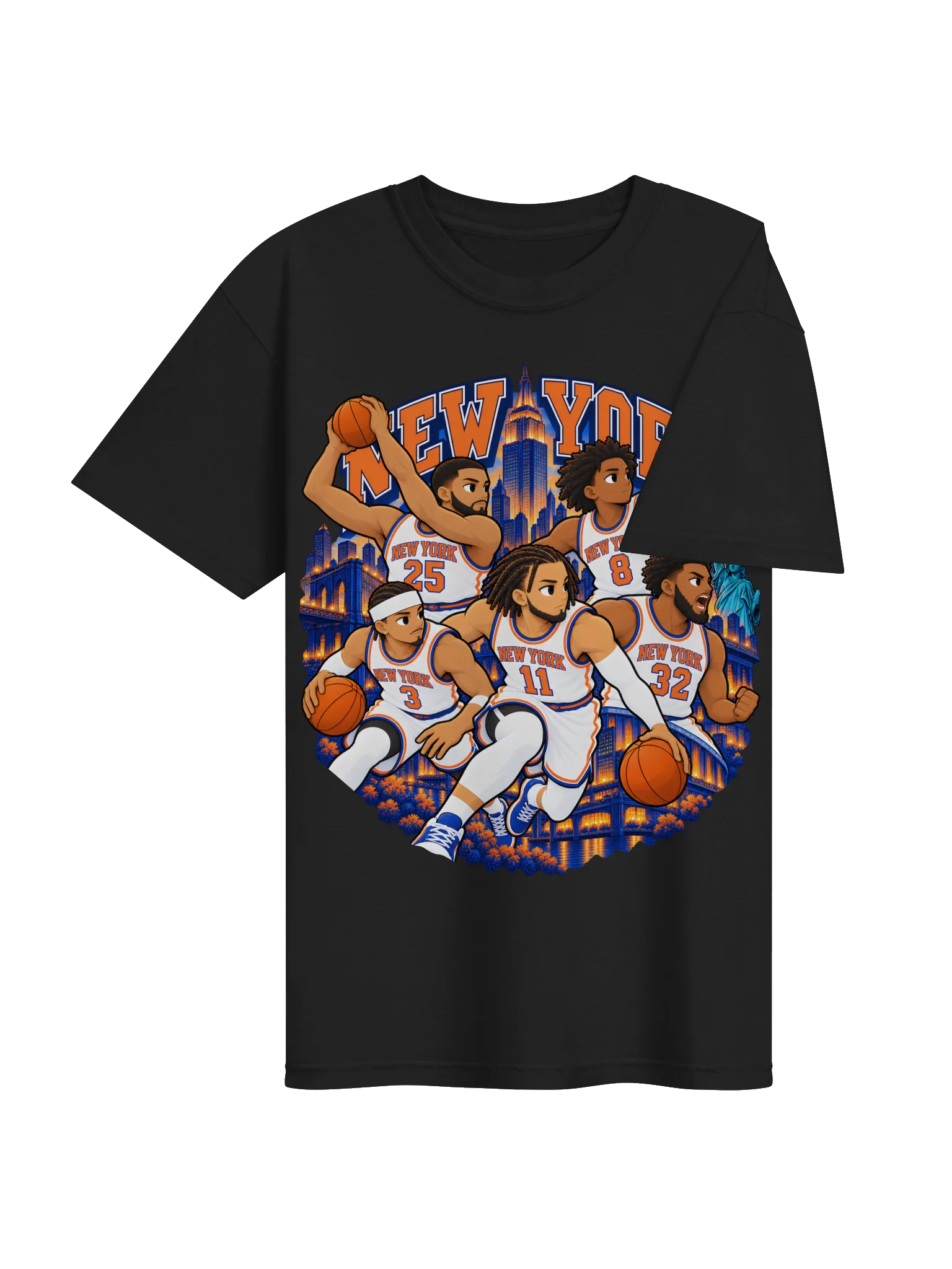 New York Basketball 26/27 Animated Player T-Shirt product image (4)