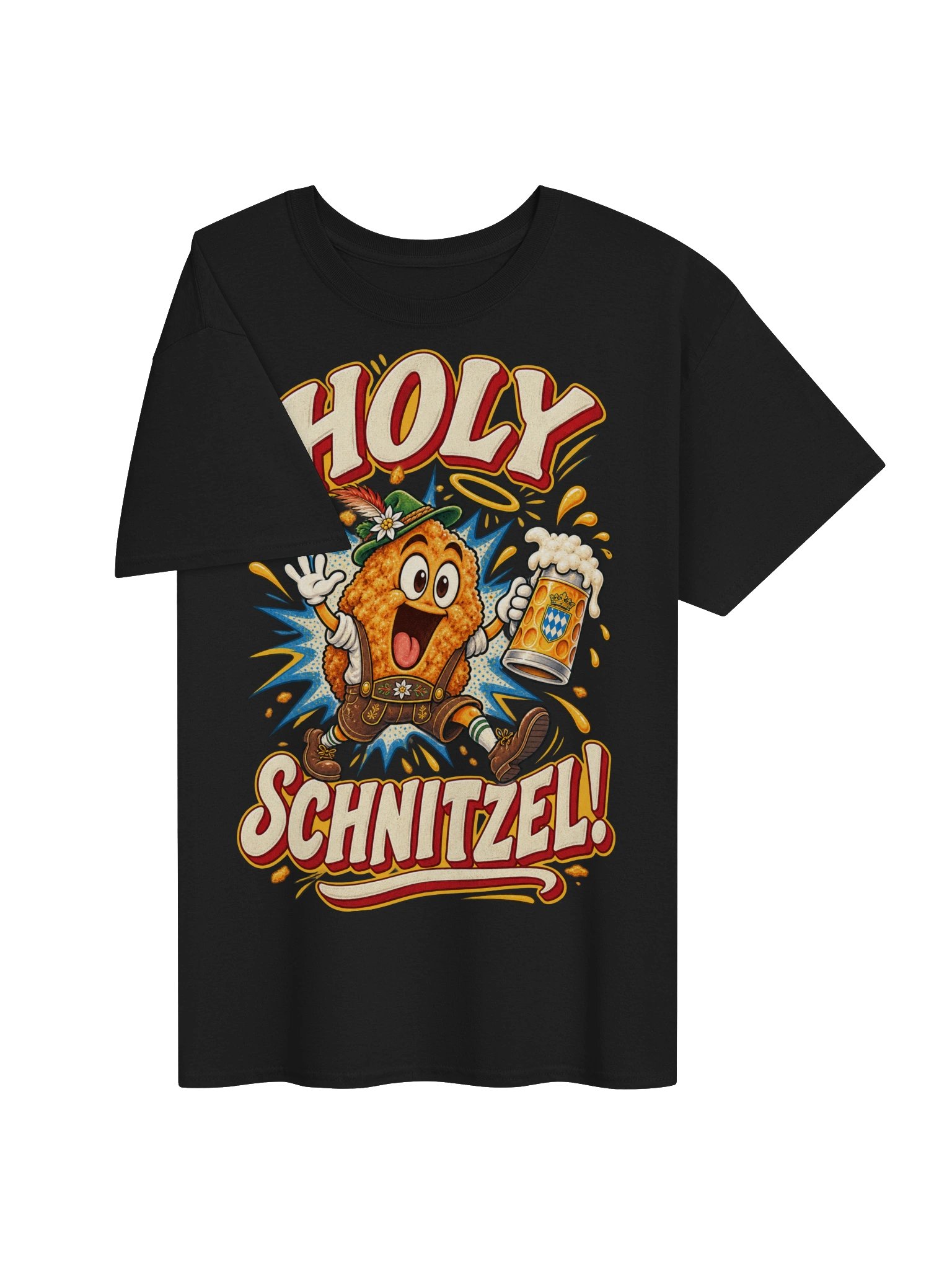 Holy Schnitzel Funny Oktoberfest German Beer Vintage Tee product image (33)