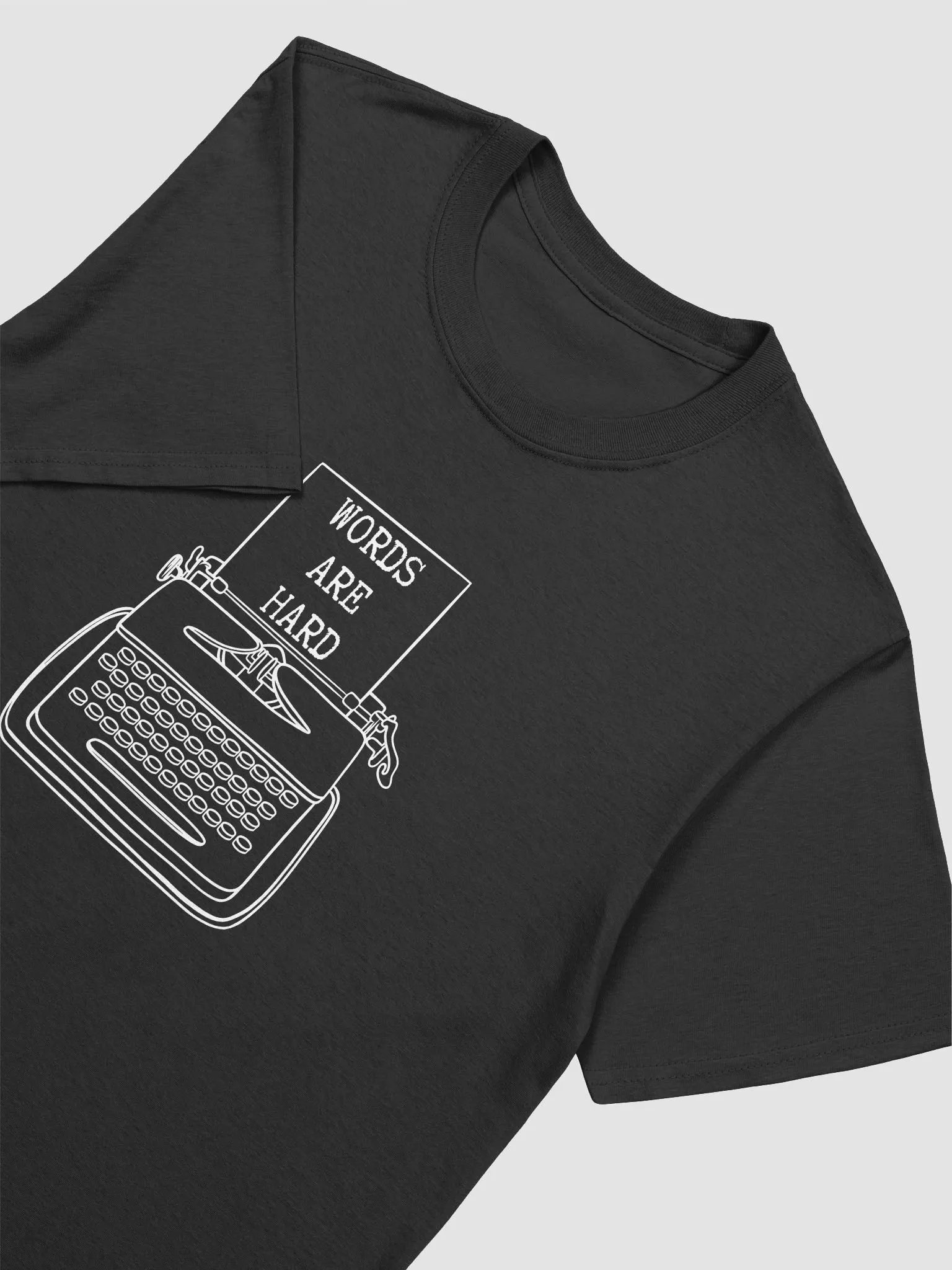 WORDS ARE HARD - White Design product image (5)
