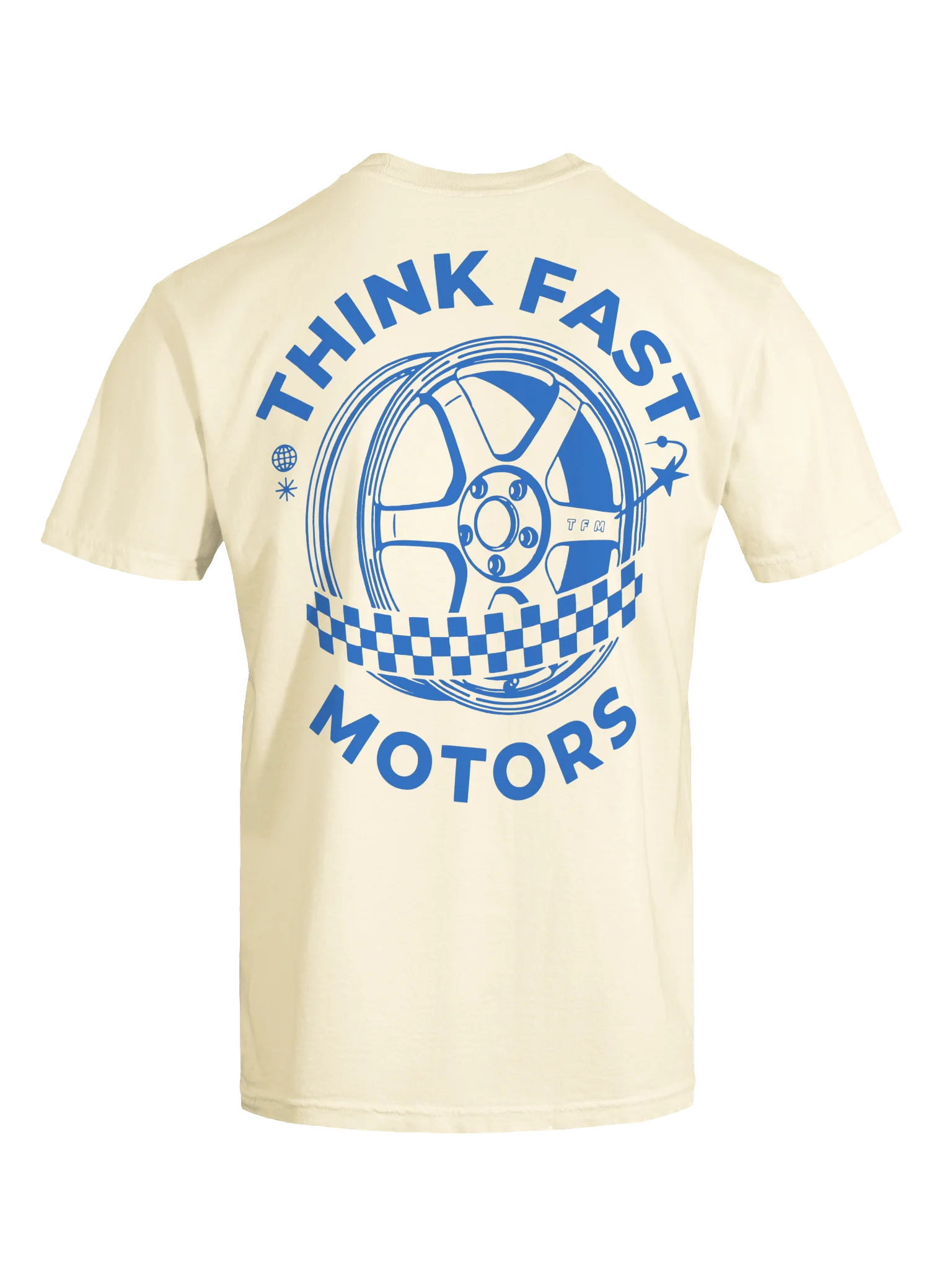 Think Fast Motors Global Tee - Ivory product image (7)