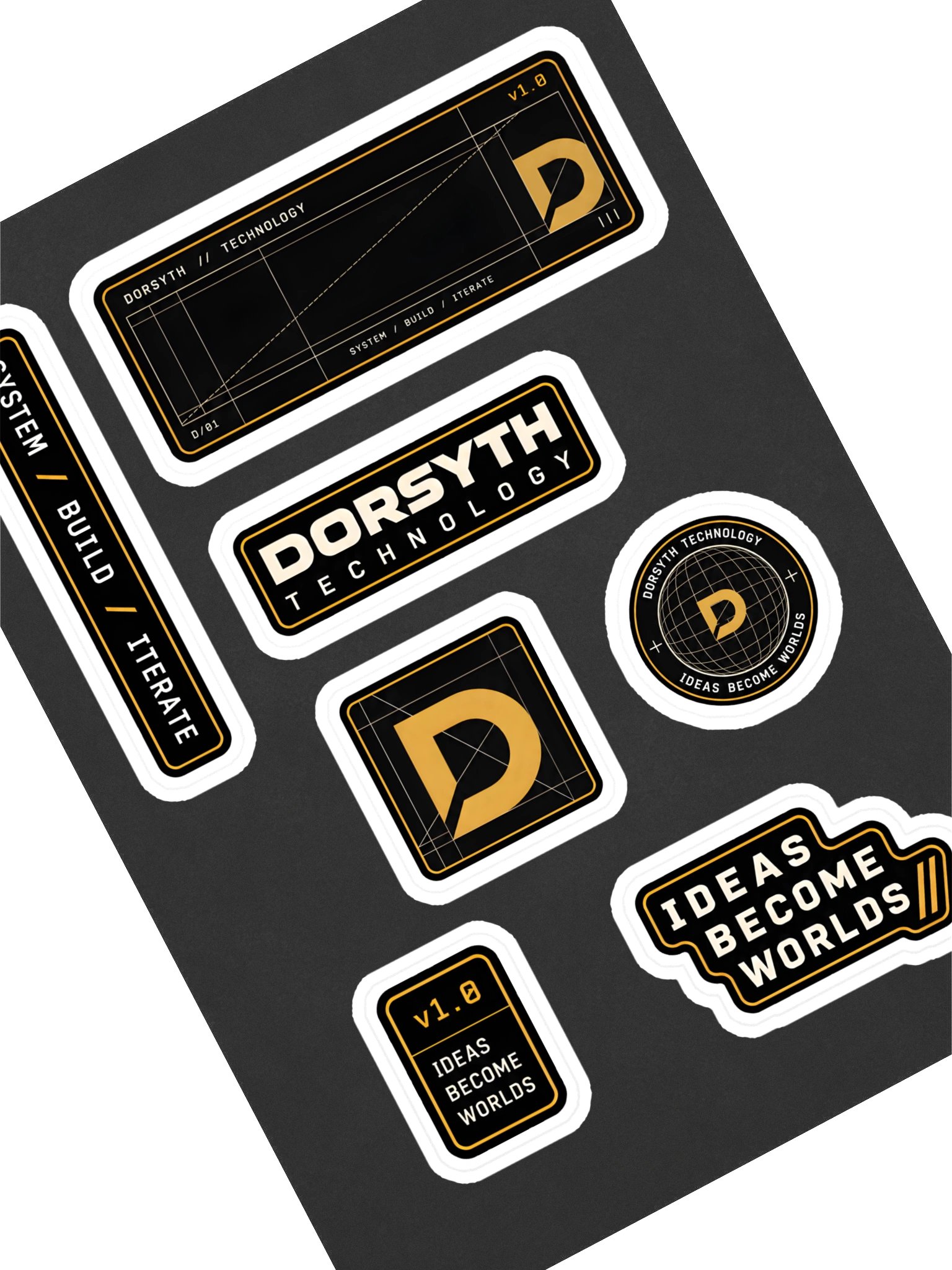 Dorsyth Technology — Builder Sticker Sheet product image (1)