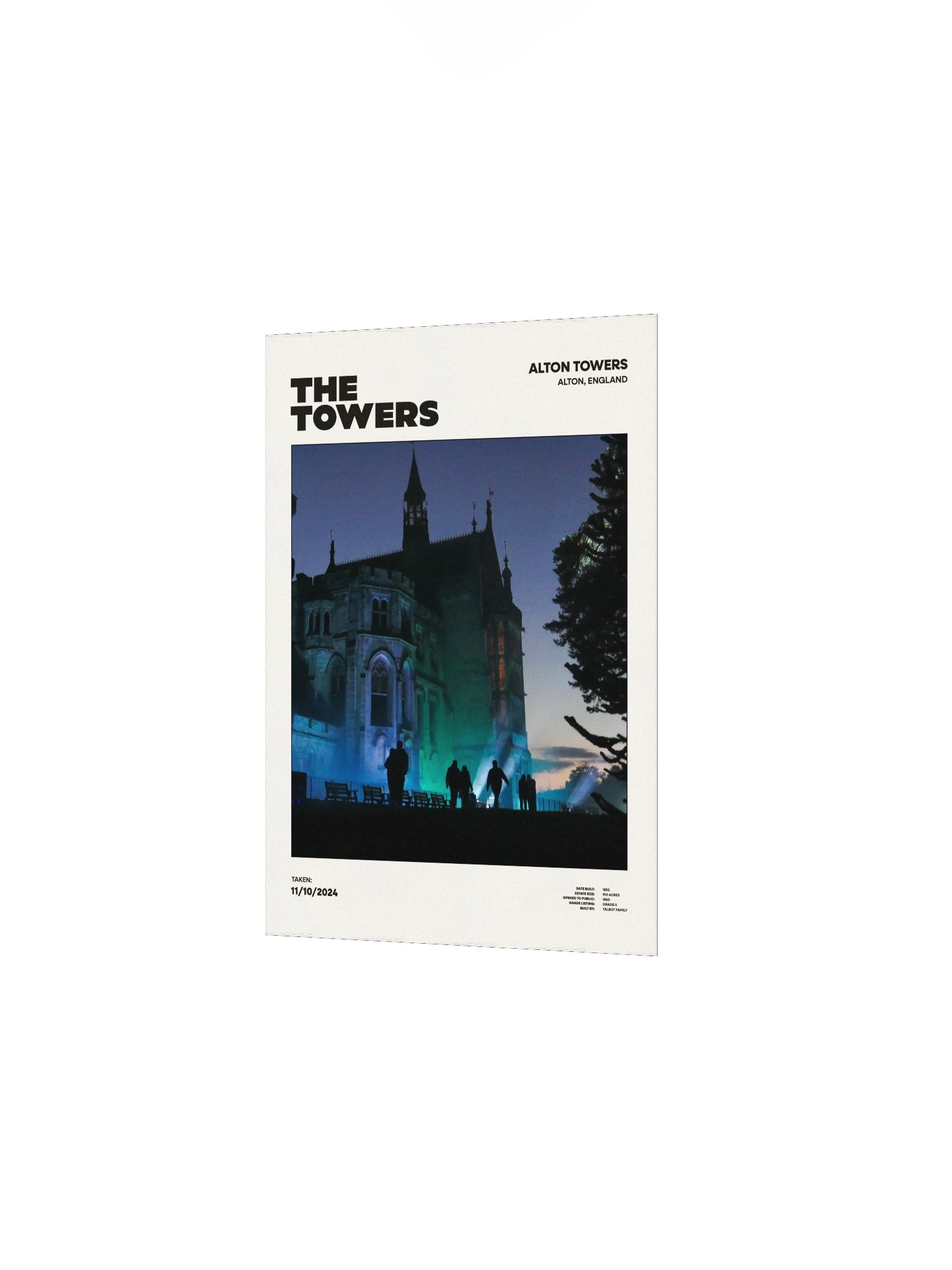 The Towers Side Night Premium Poster product image (2)