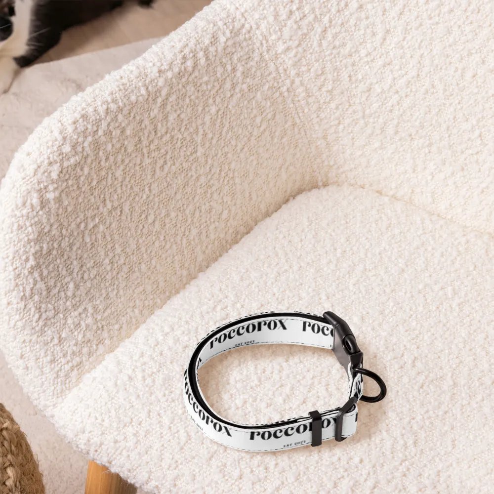 RoccoRox Dog Collar White Size Large product image (5)
