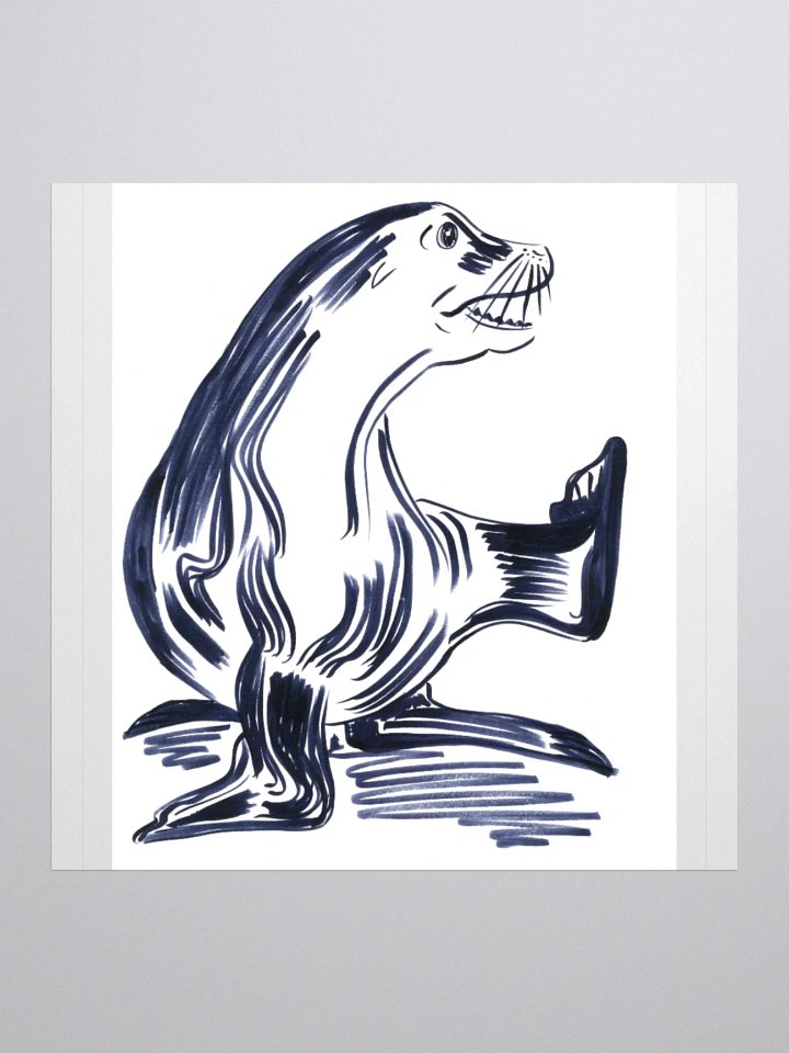 Happy Seal Sticker product image (1)
