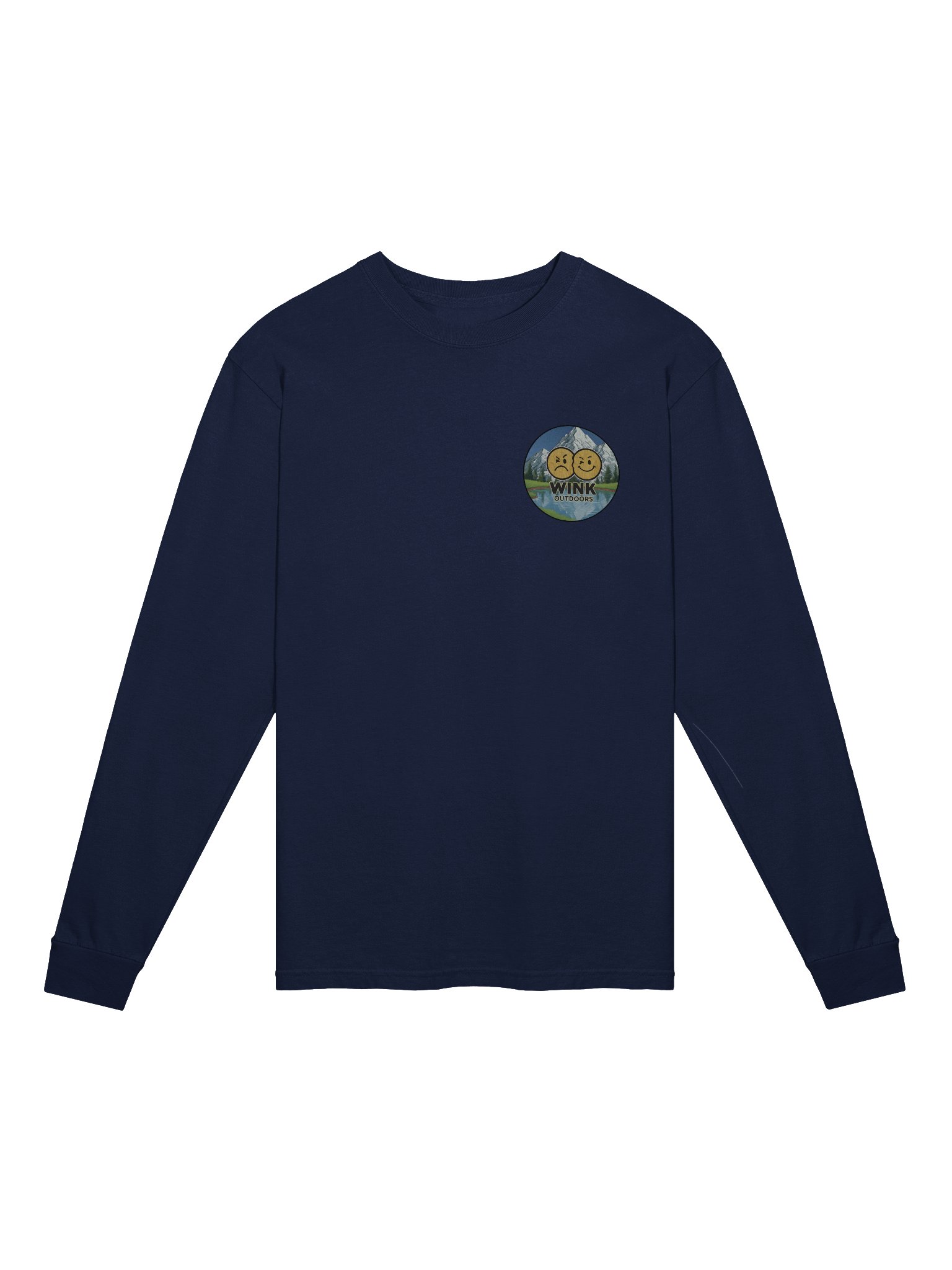 Wink Outdoors Mountain Logo Long Sleeve Shirt product image (1)