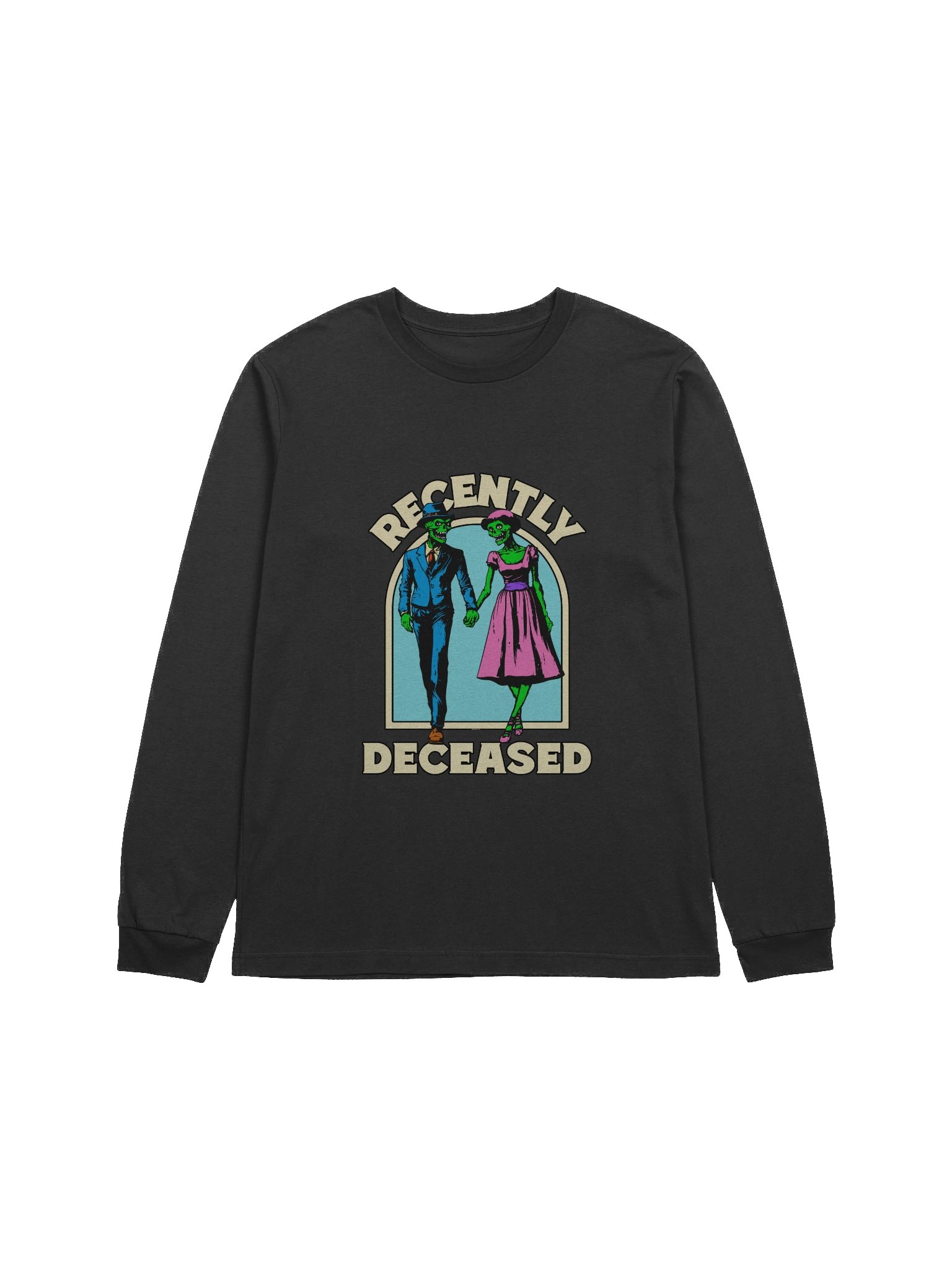 [UM Designs] Recently Deceased - Unisex Long Sleeve Tee product image (1)