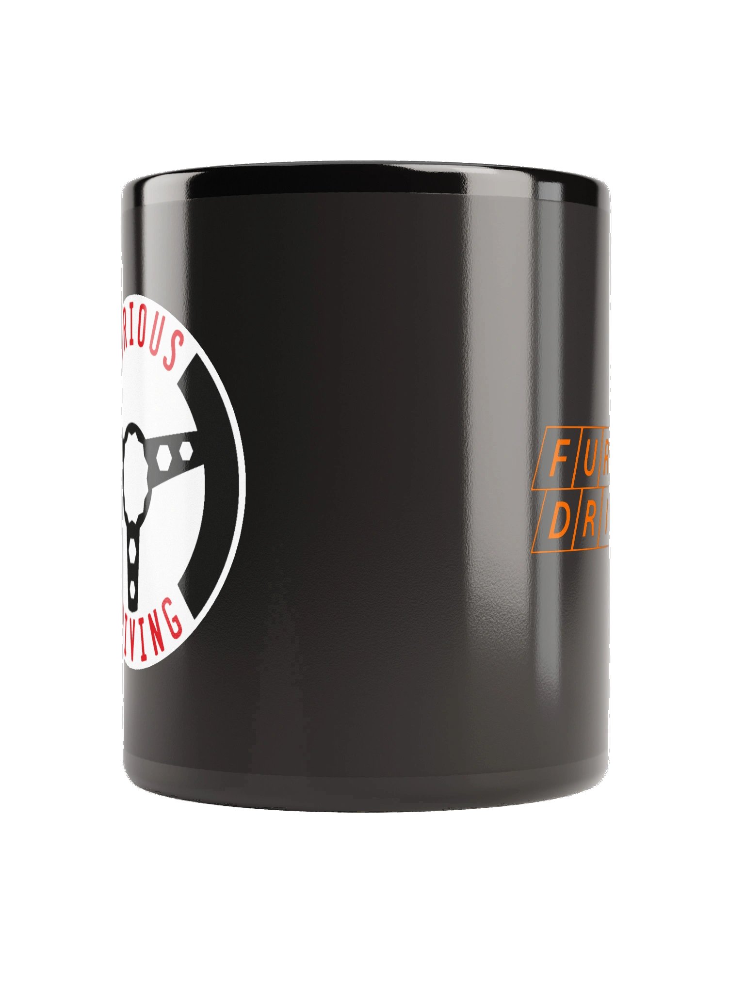 Black Furious Driving logo mug product image (3)