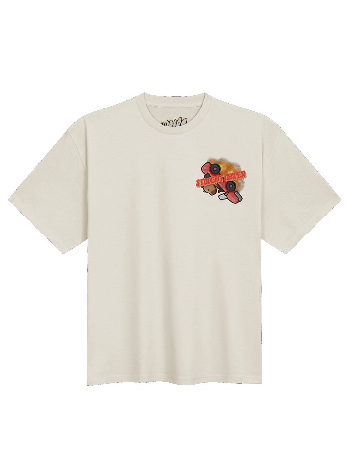 student driver oversized tee product image (1)