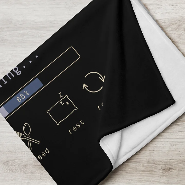 Recovery Mode Loading Blanket | Chronic Illness Recovery & Spoonie Throw product image (2)
