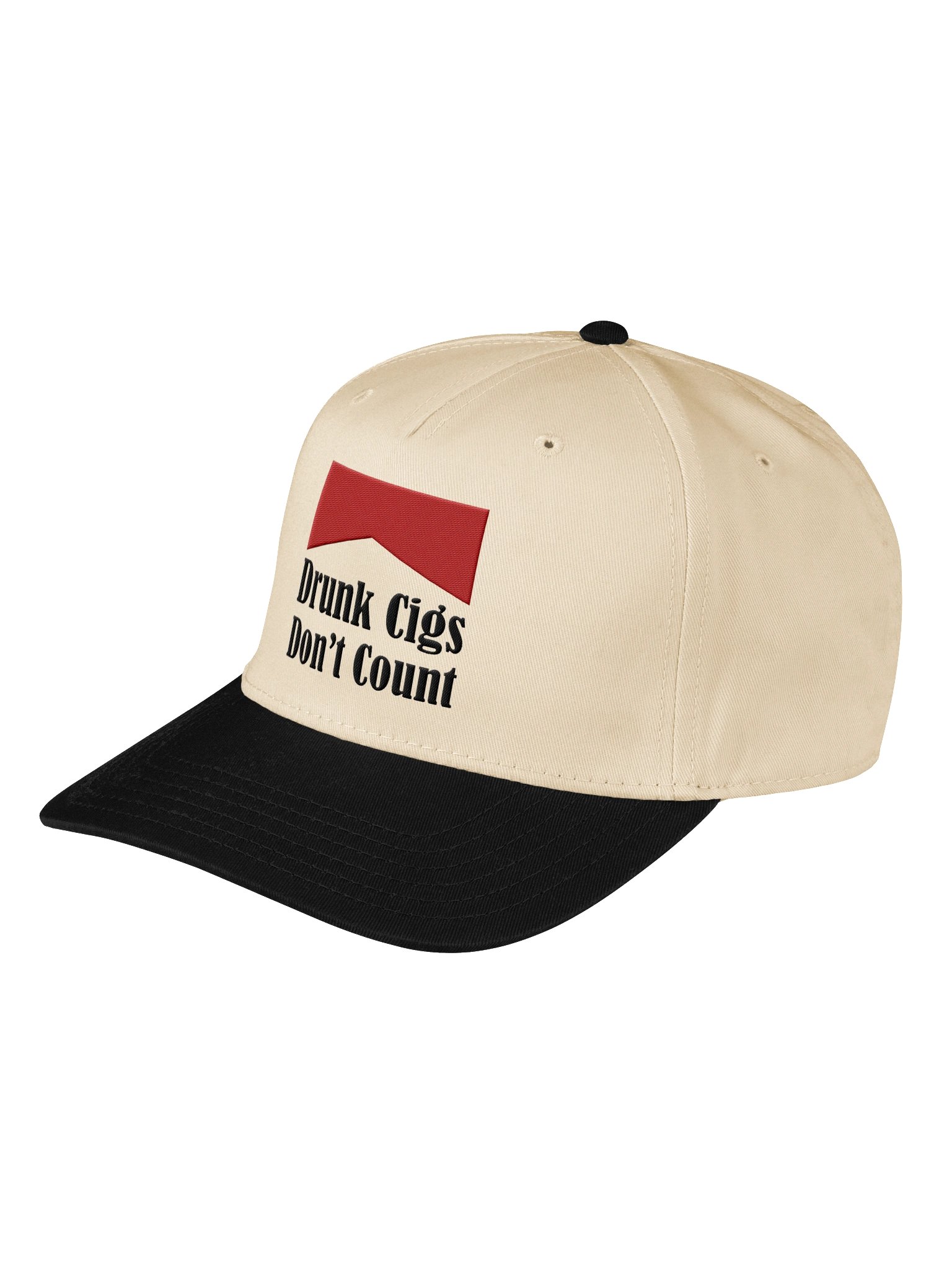 Drunk Cigs Don't Count Embroidered Hat product image (1)