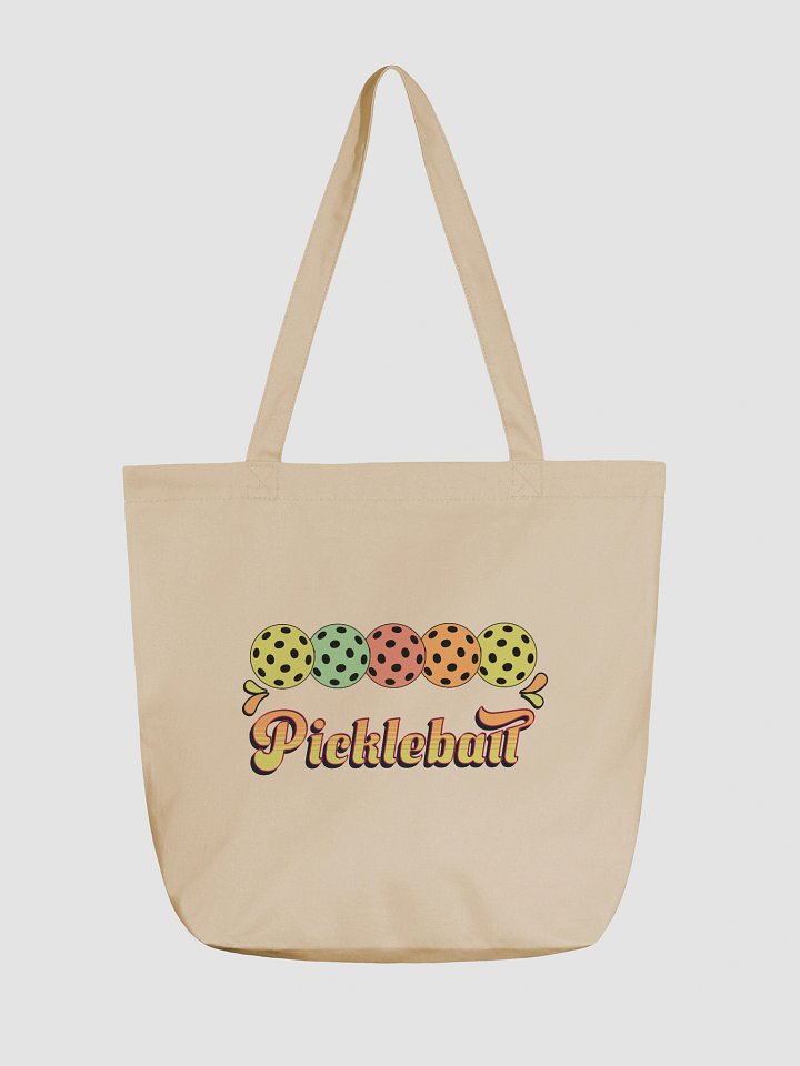 Pickleball Five Ball Row Vibrant Paradise Tote Bag product image (5)