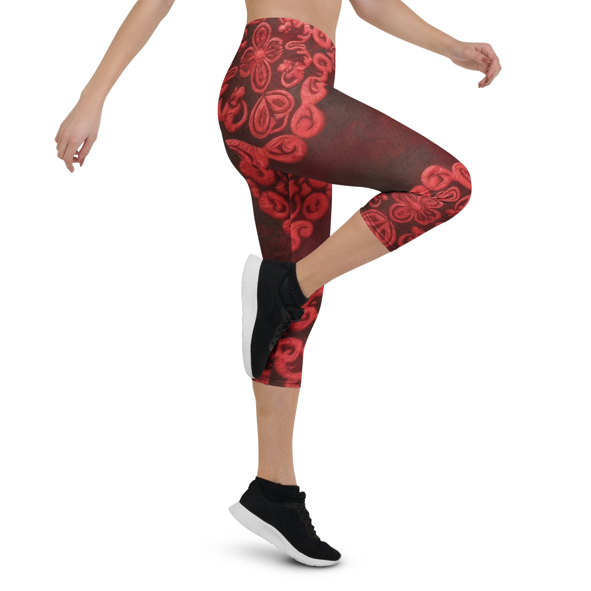 Damask Dreams Capri Leggings product image (5)